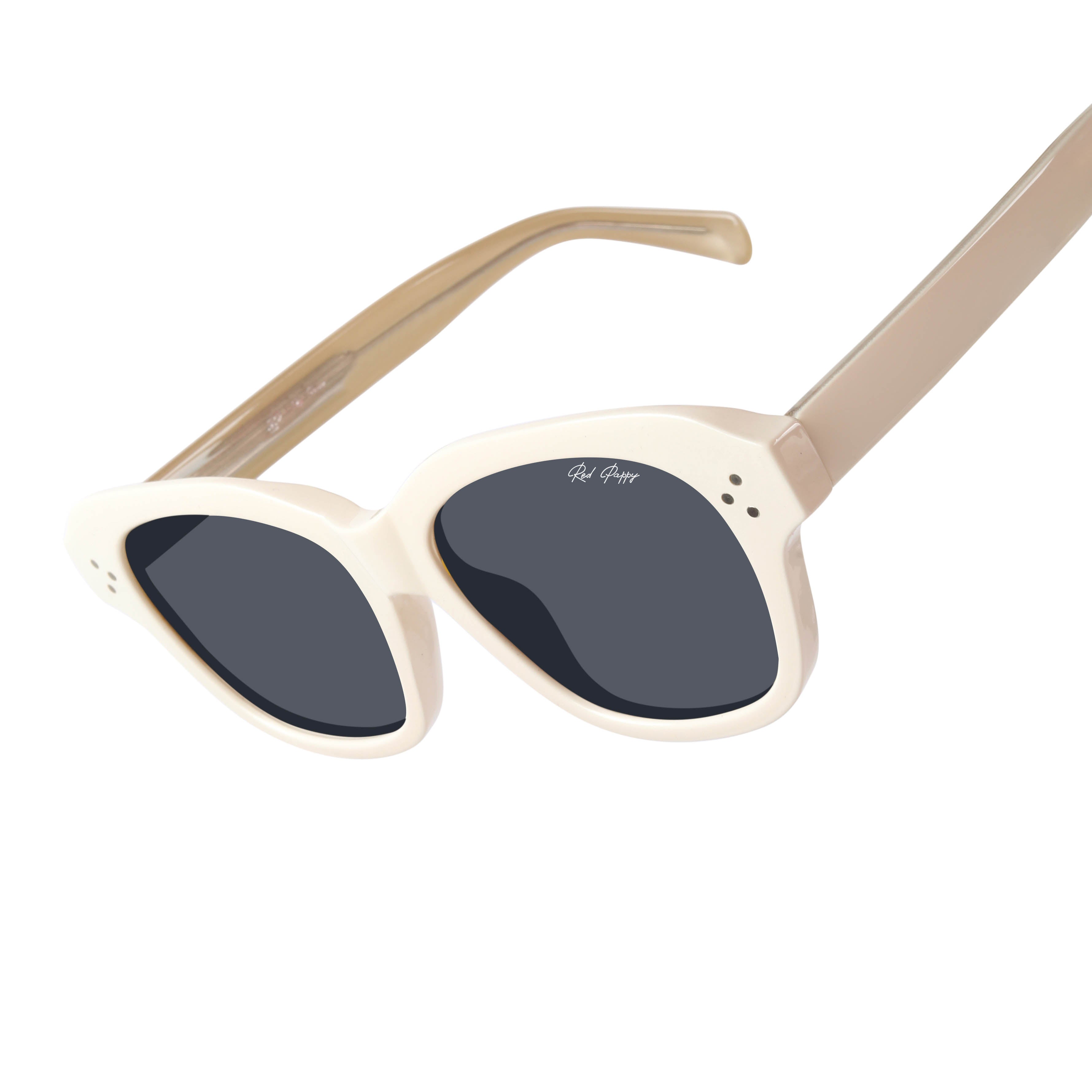 Rayvion Cream Square Sunglasses