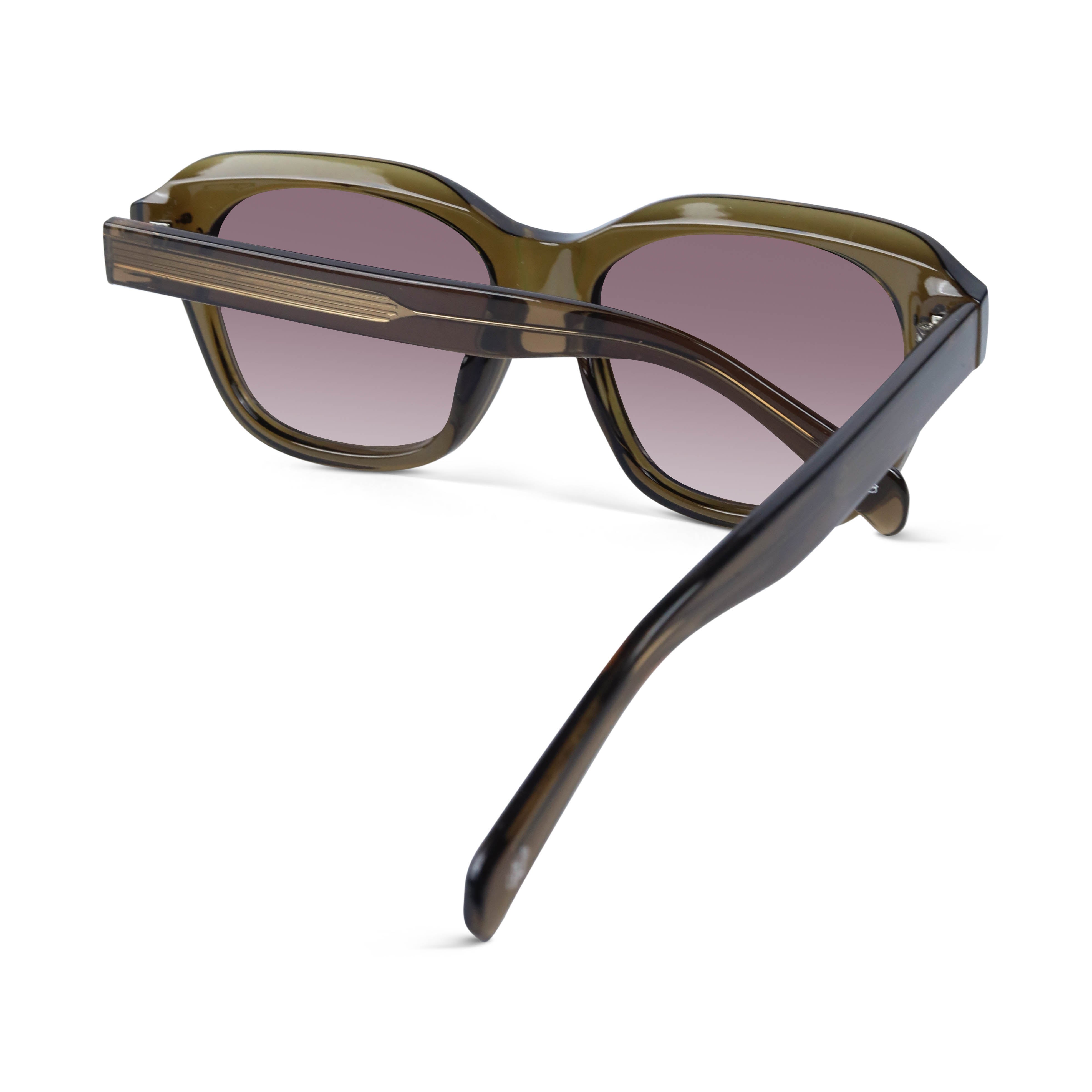 Rayvion Purple Square Sunglasses