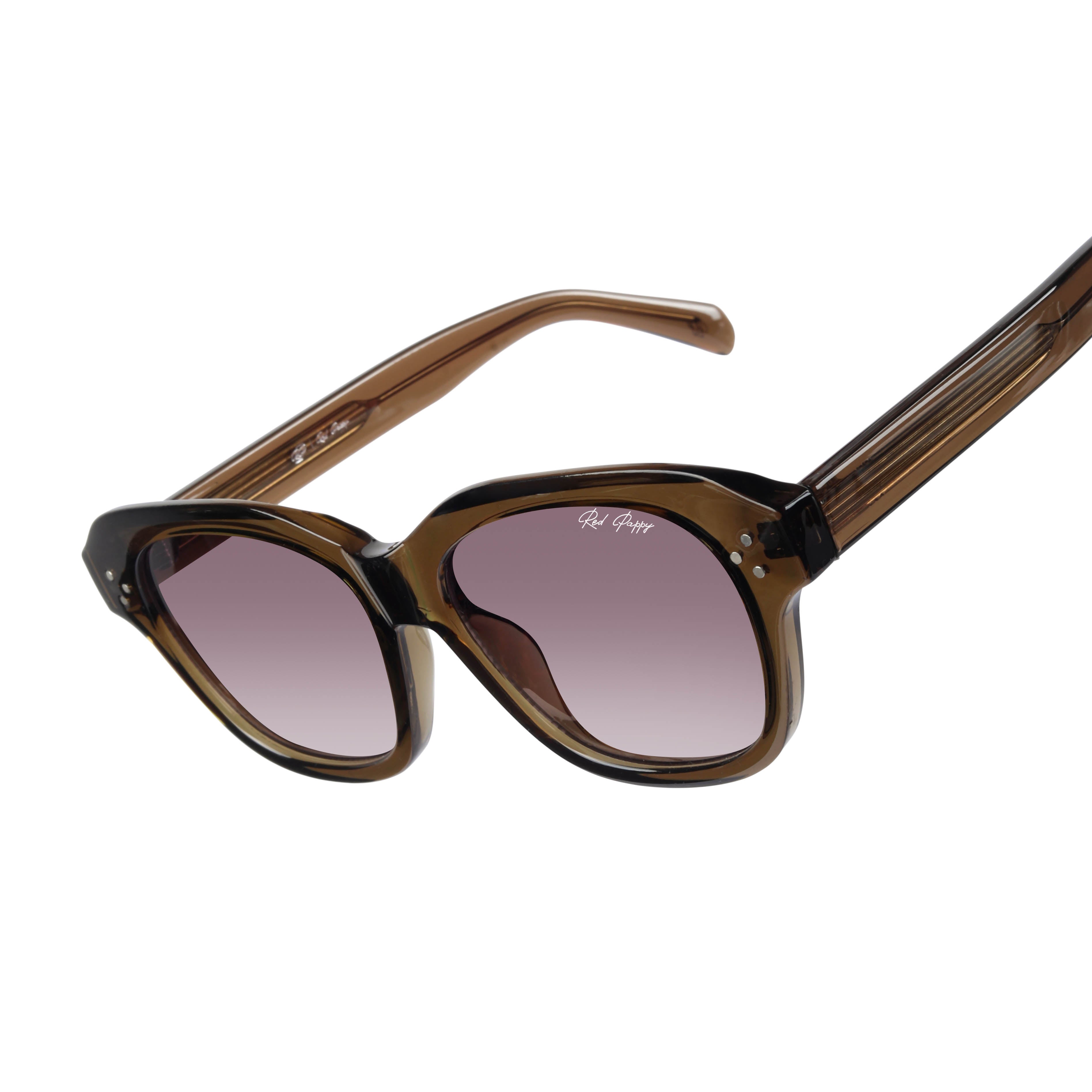 Rayvion Purple Square Sunglasses