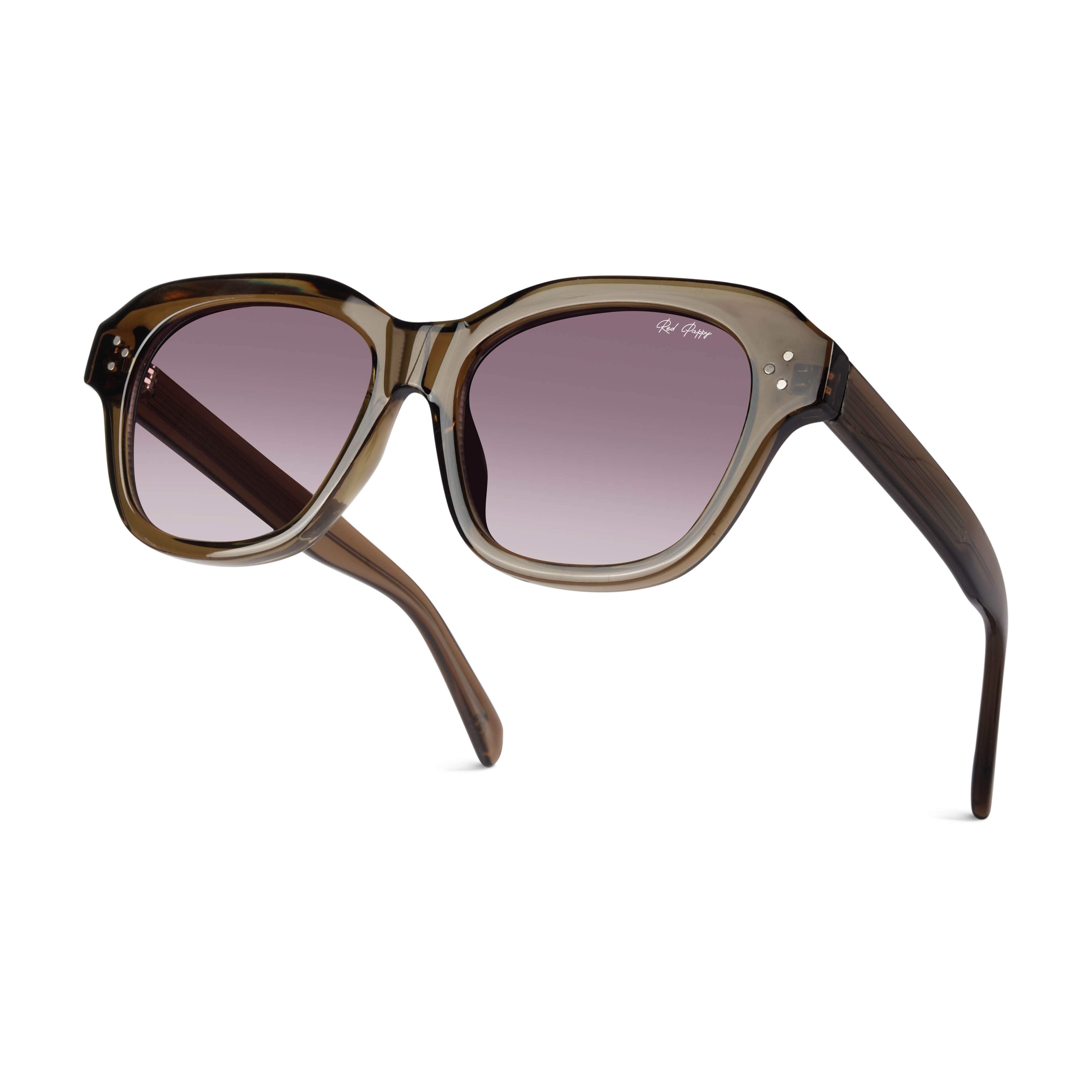 Rayvion Purple Square Sunglasses