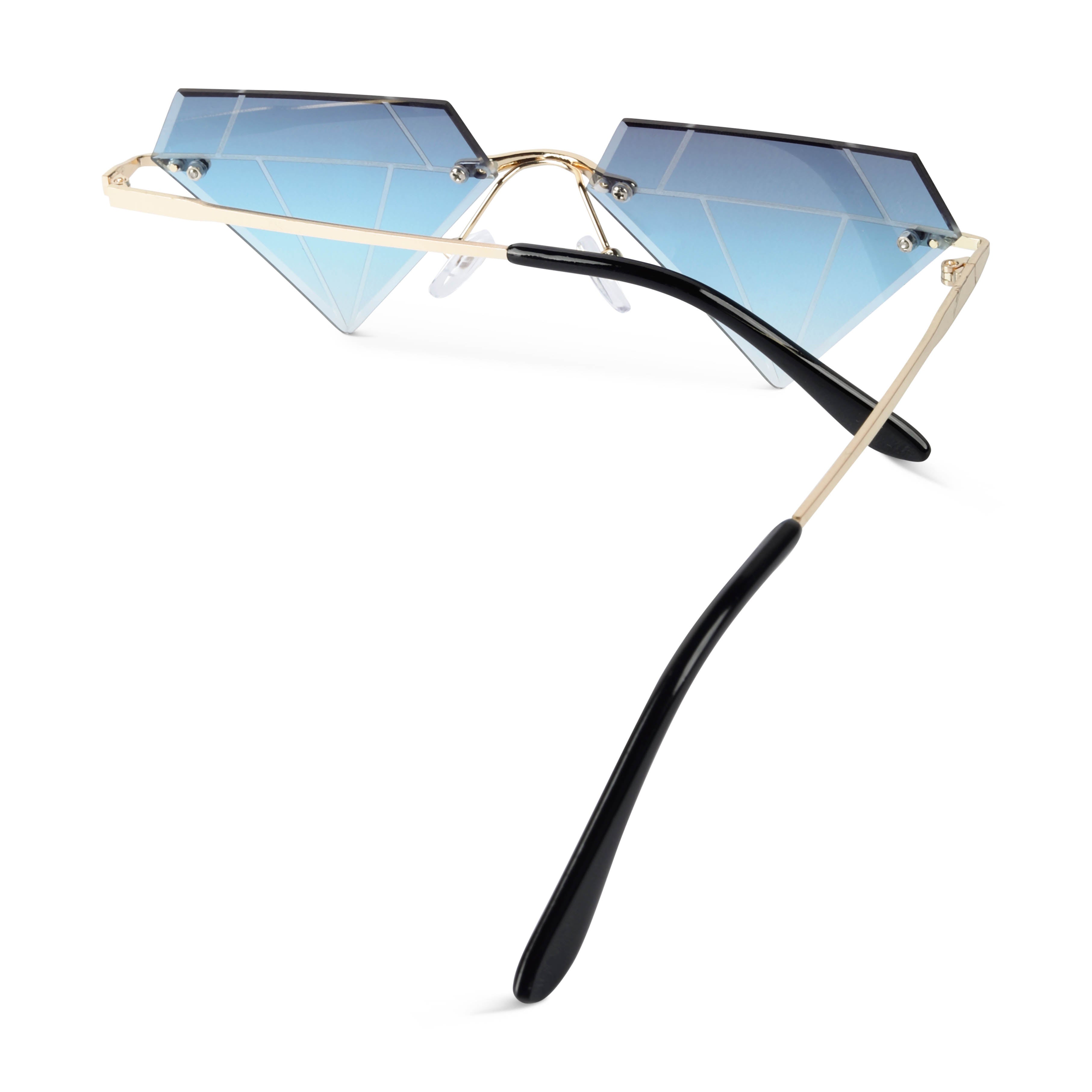 Solarae Blue Diamond Sunglasses