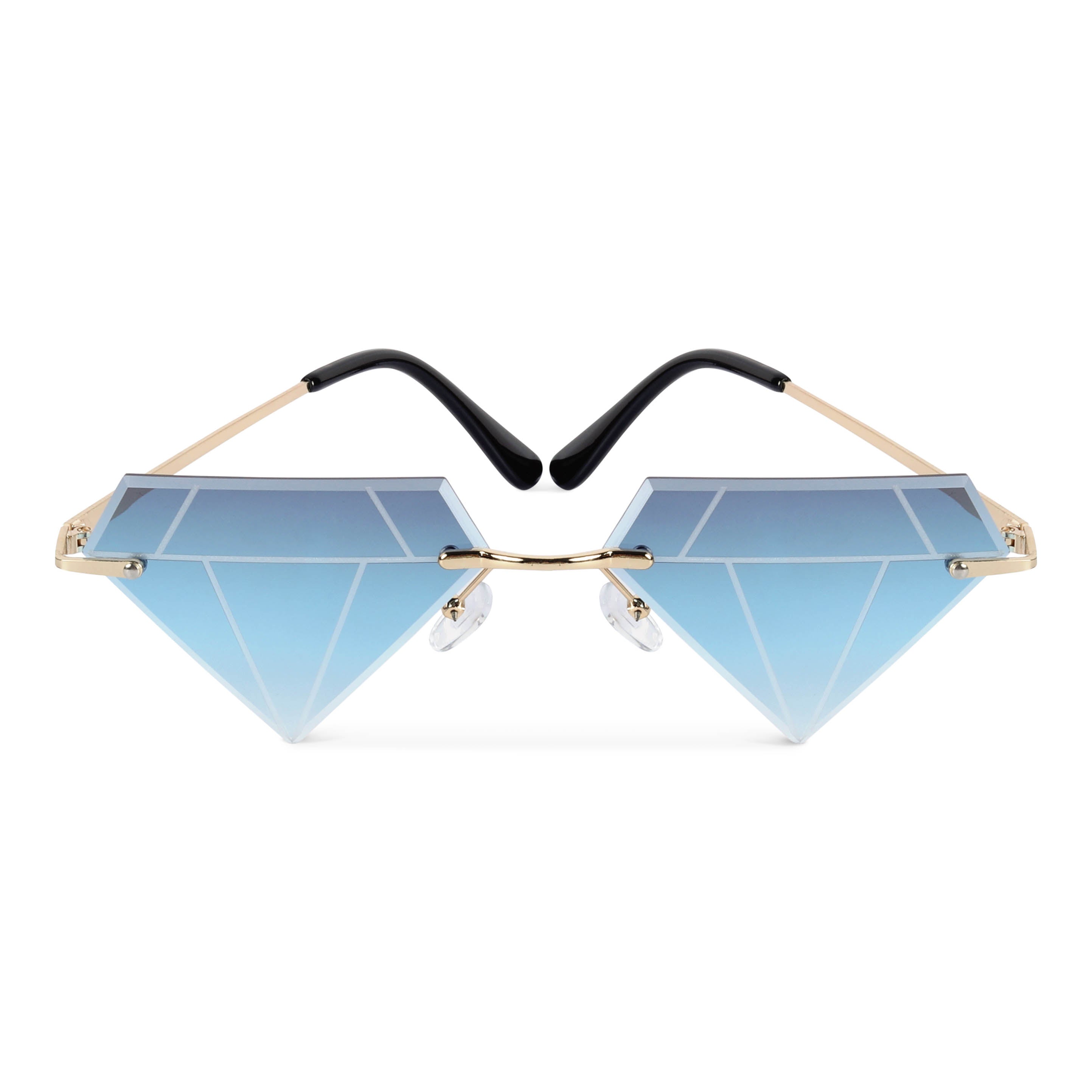 Solarae Blue Diamond Sunglasses