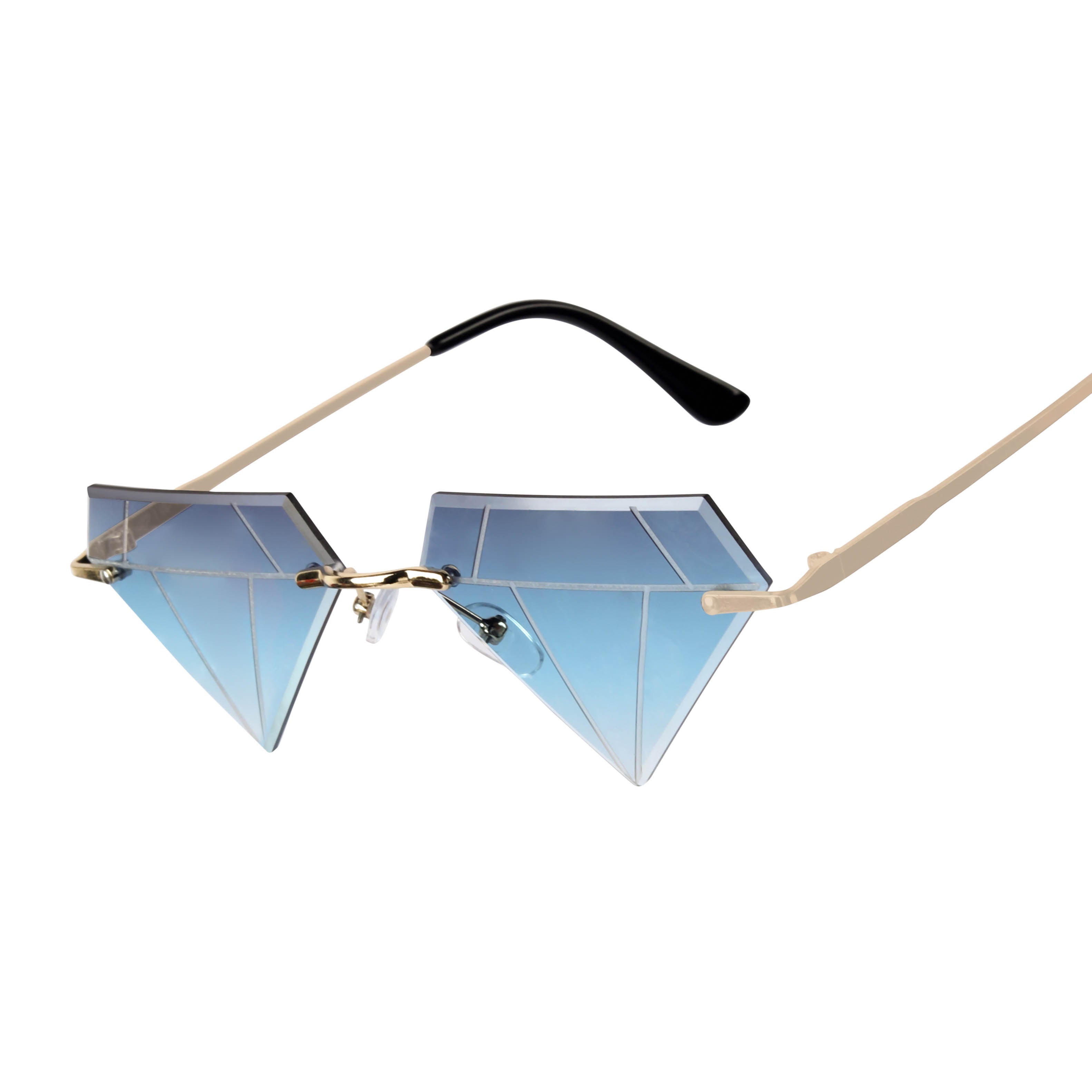 Solarae Blue Diamond Sunglasses