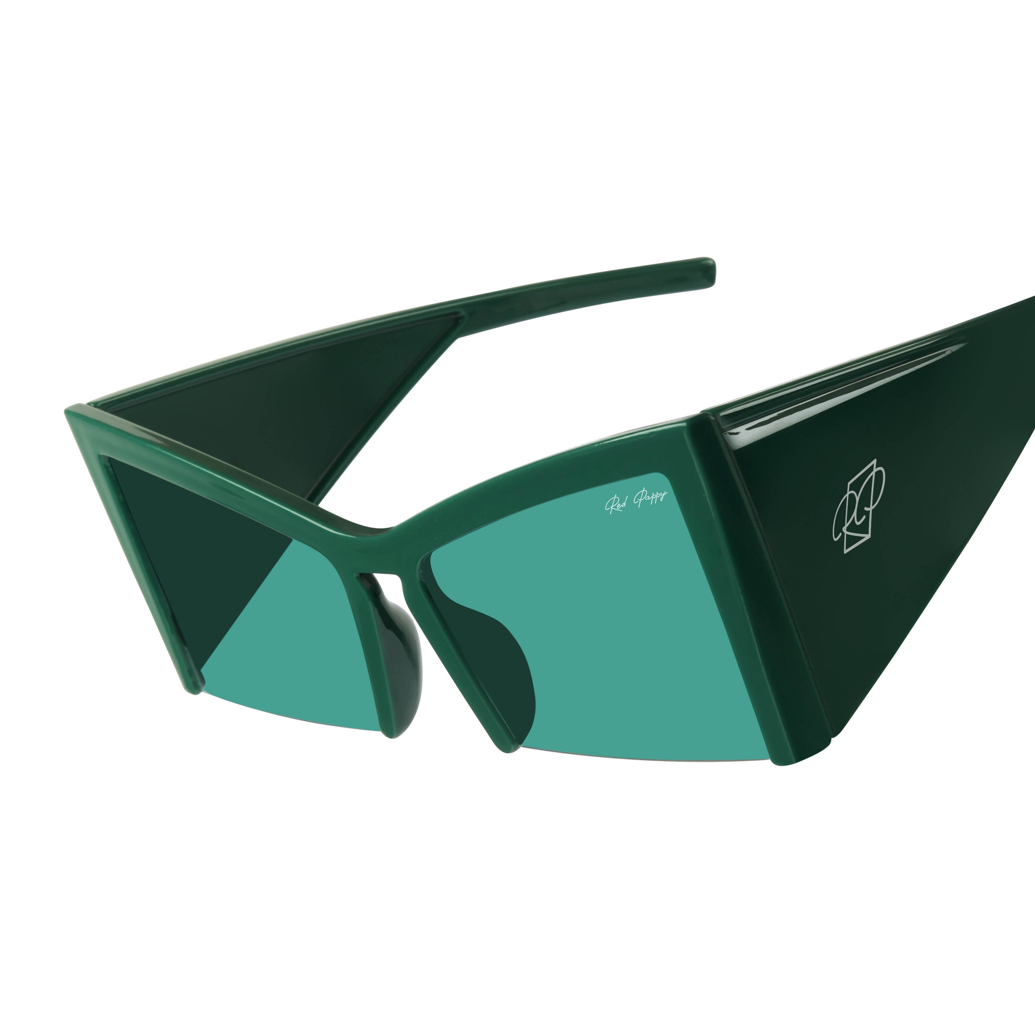 Stellara Green Cateye Sunglasses