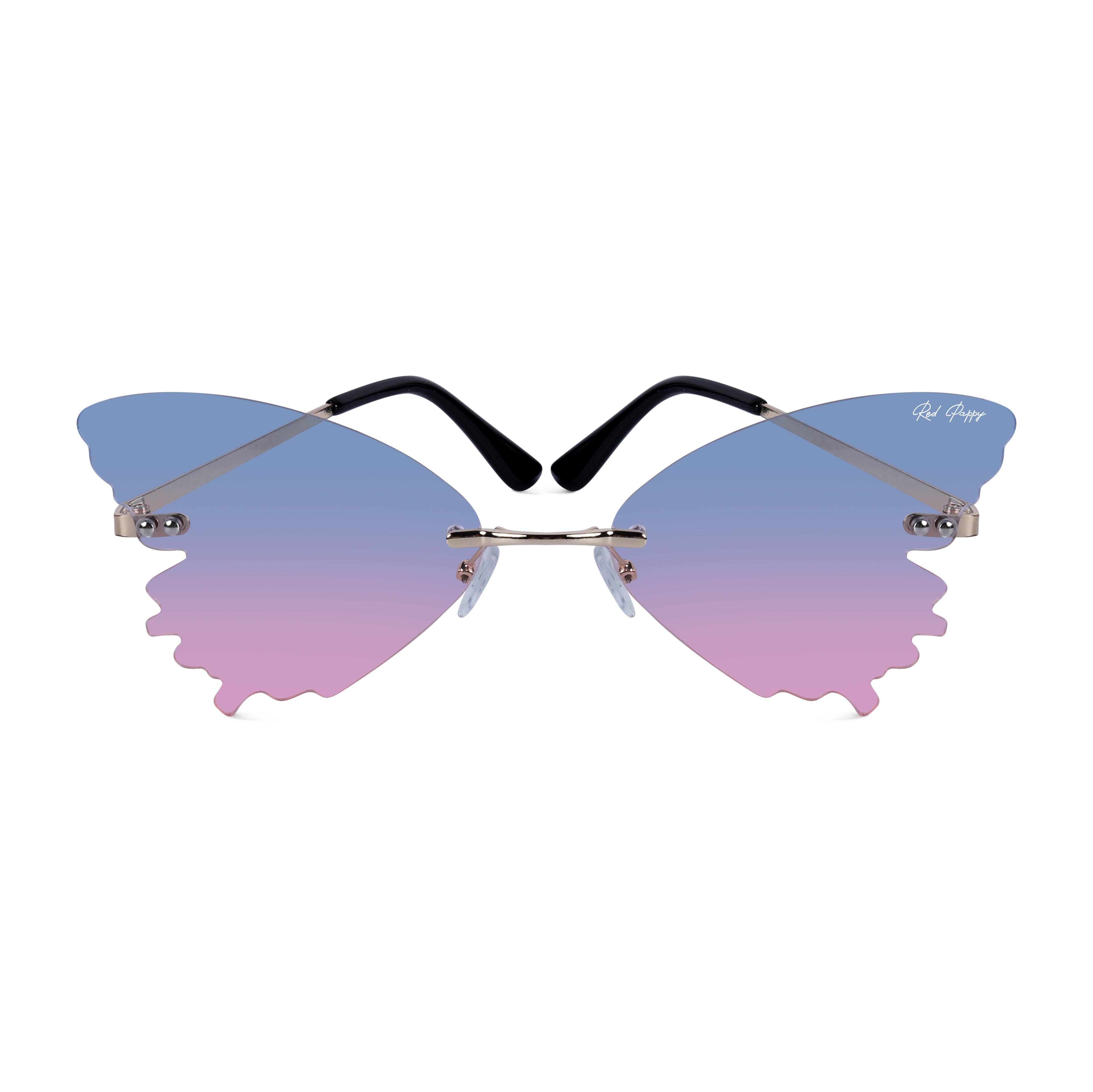 Strobe Blue Butterfly Sunglasses