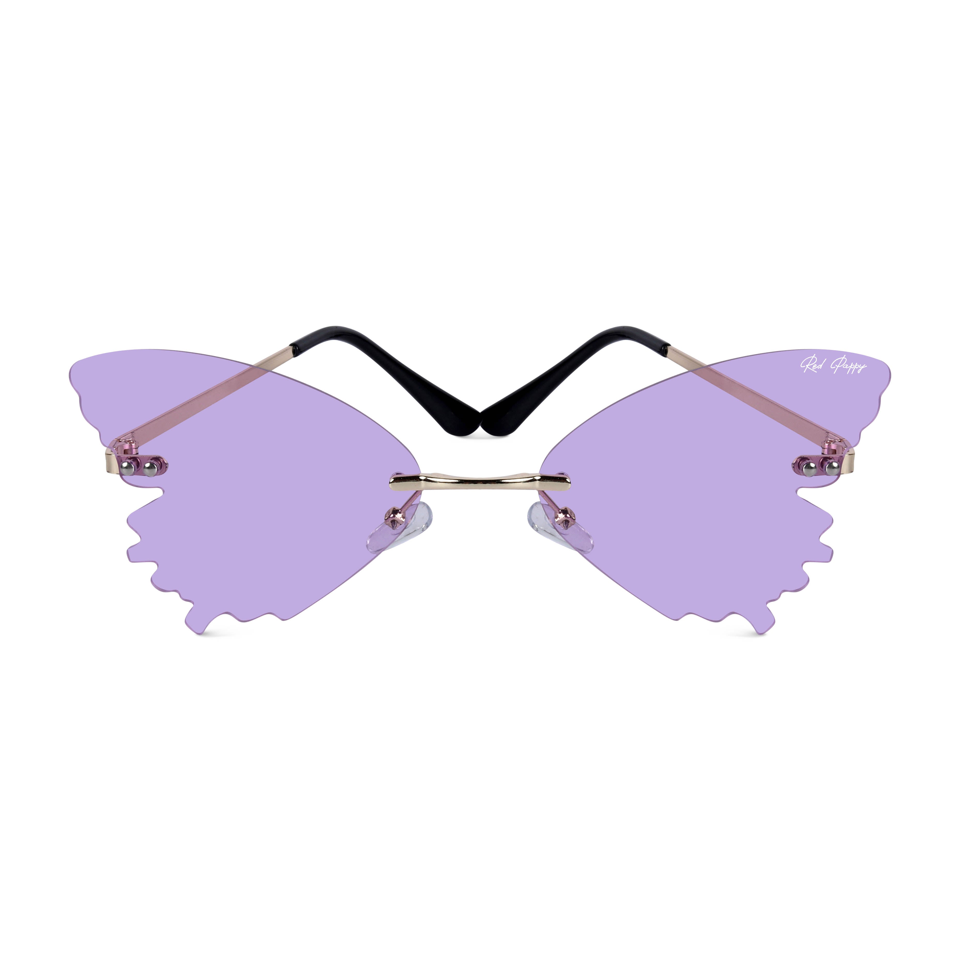 Strobe Purple Butterfly Sunglasses