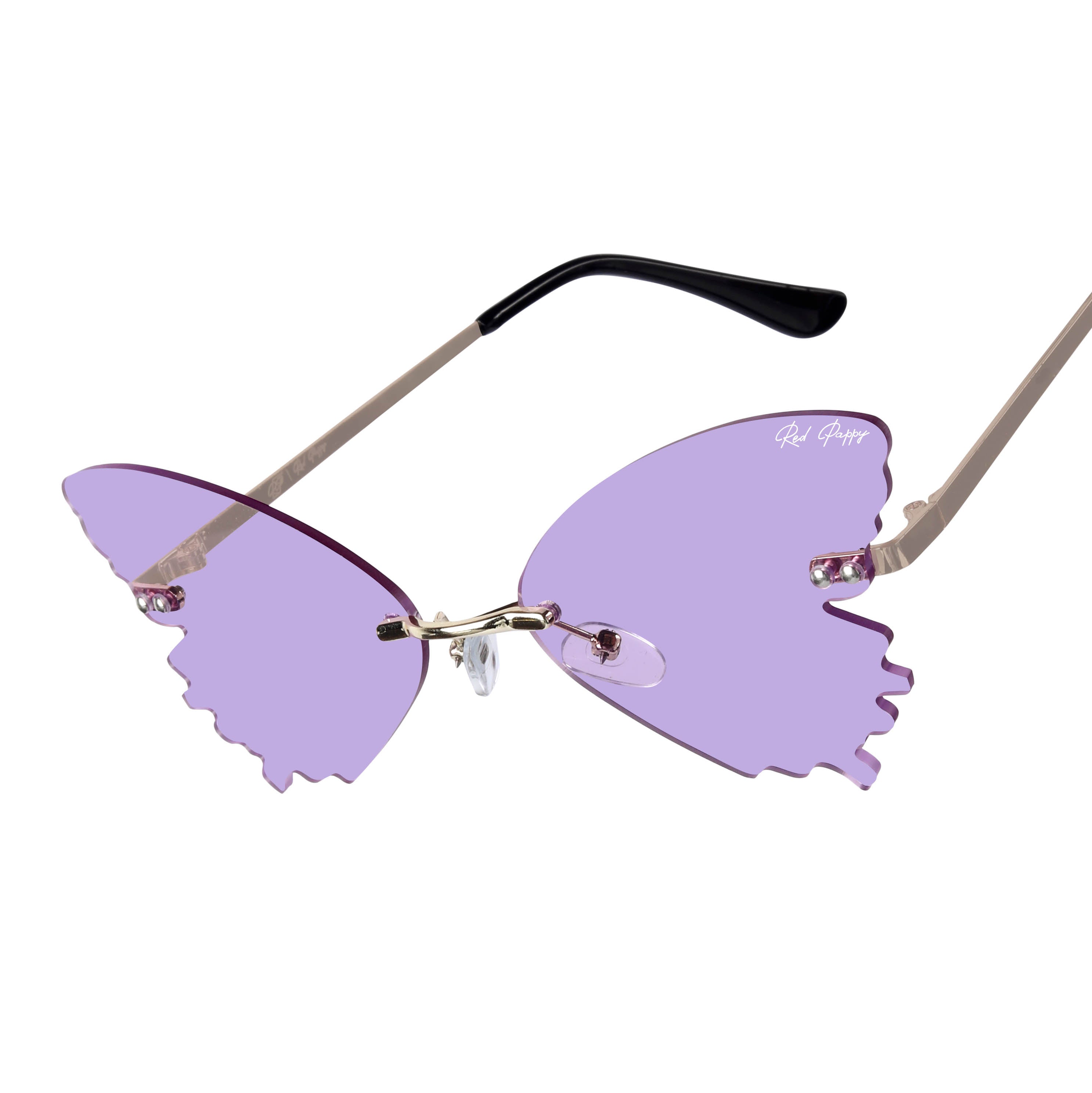 Strobe Purple Butterfly Sunglasses