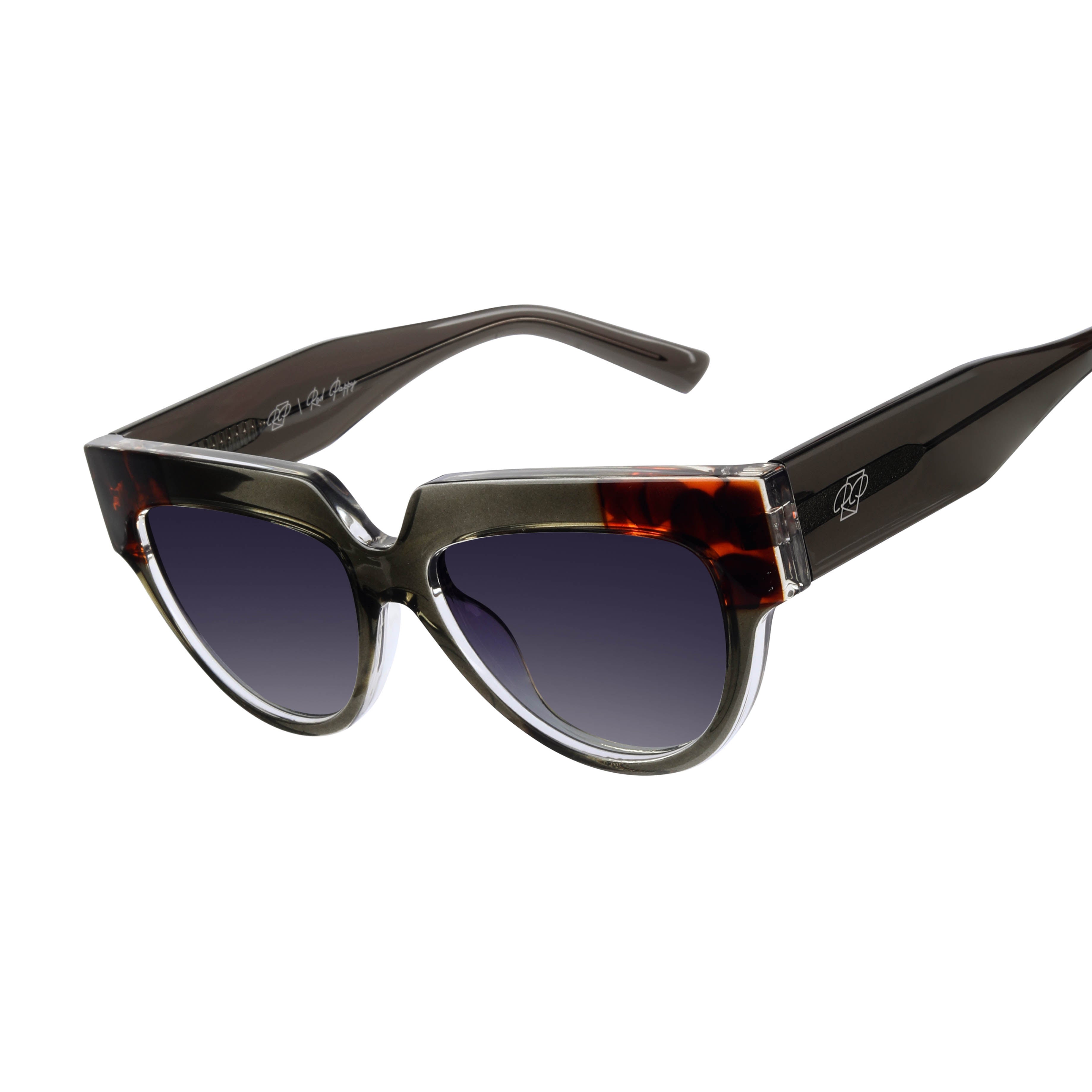 Sunscape Blue Polarized Round Sunglasses