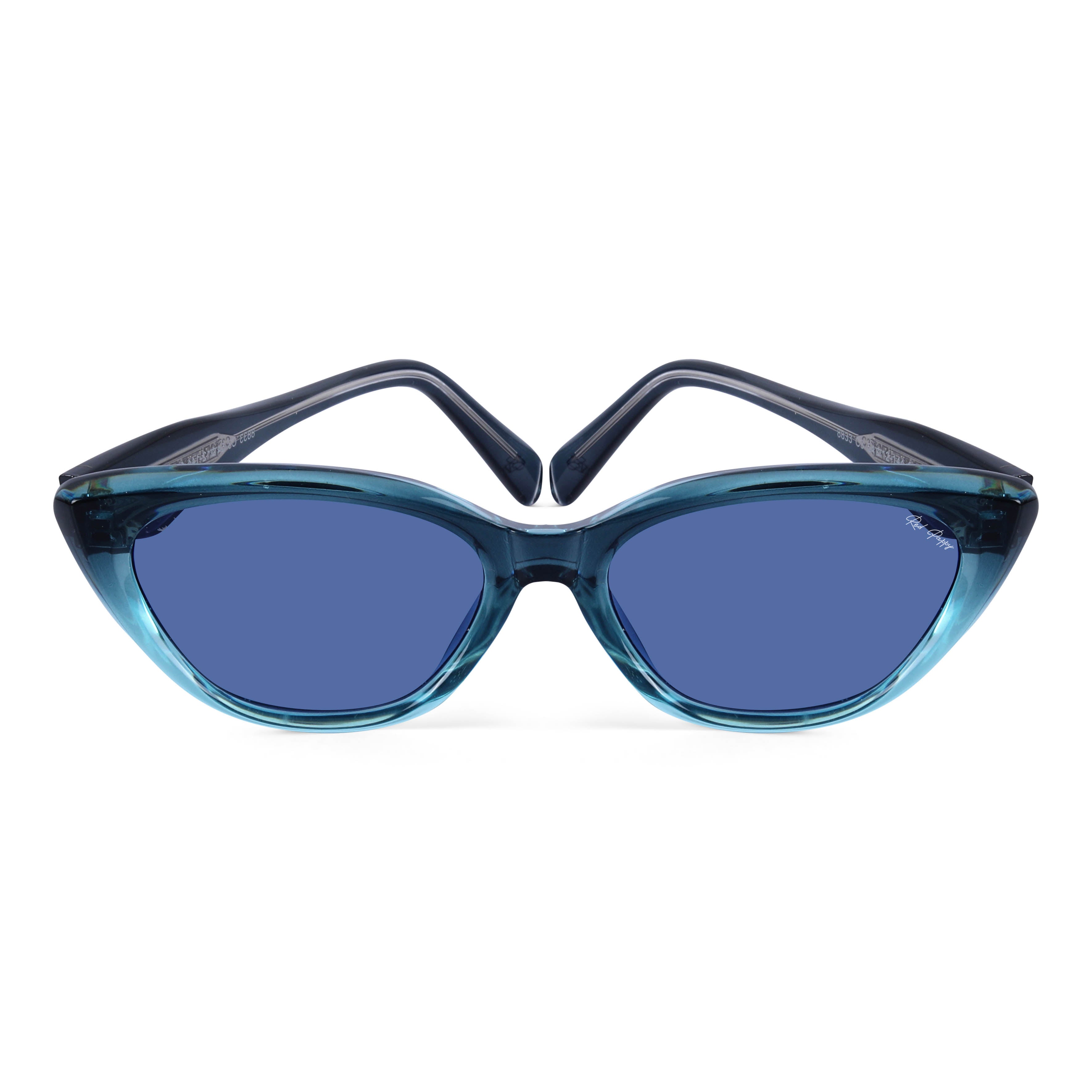 Thryse Blue Cateye Sunglasses