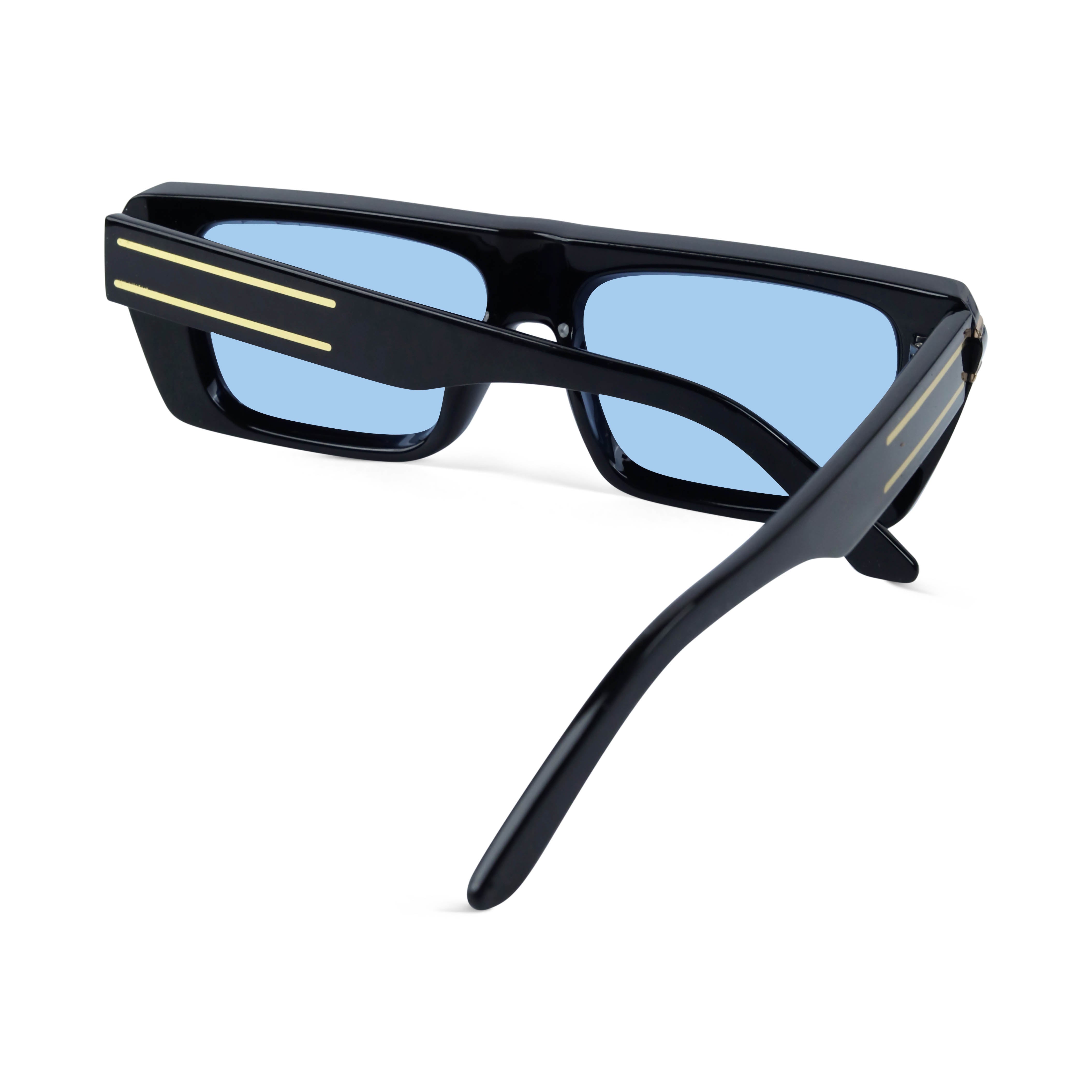 Tyntix Blue Rectangle Sunglasses