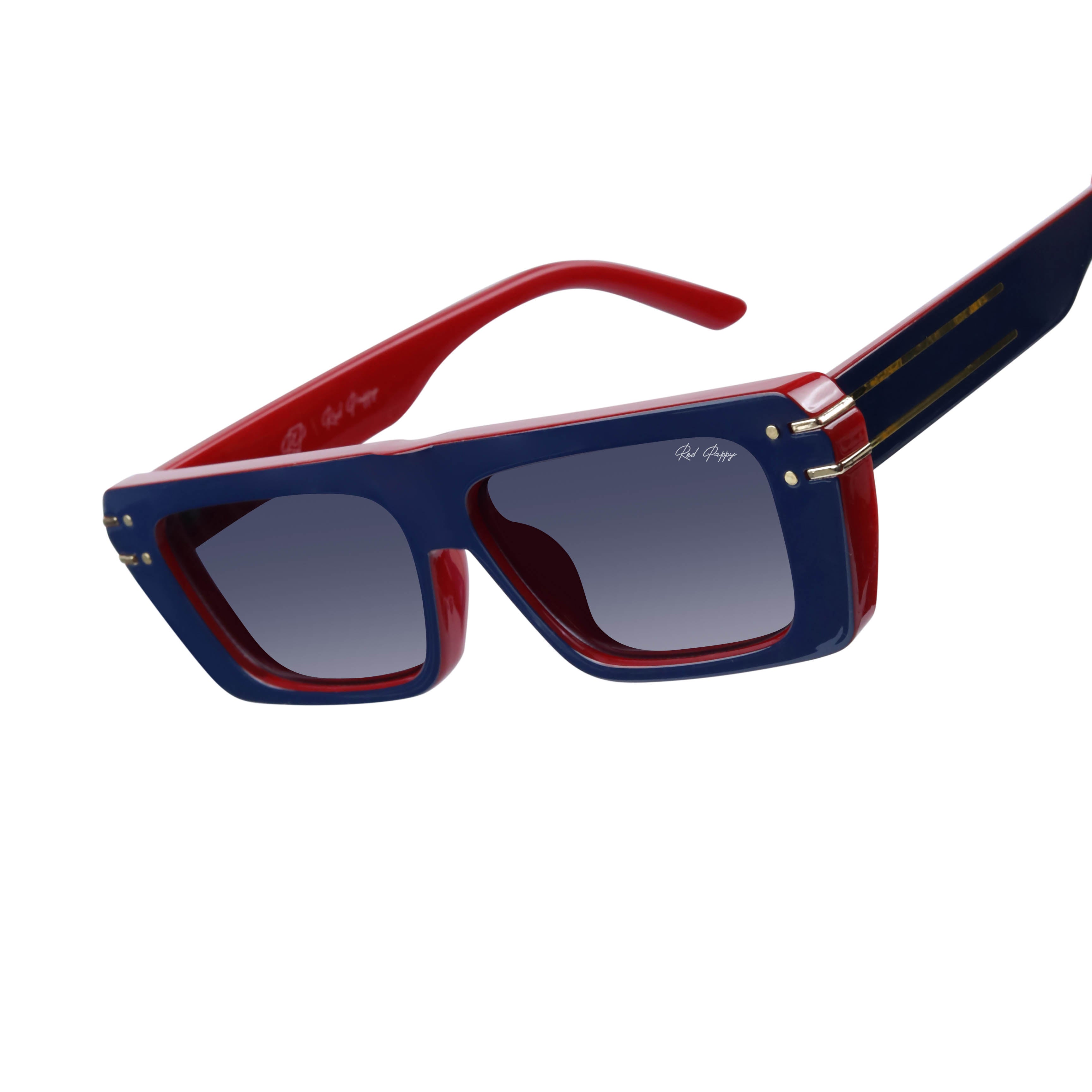 Tyntix Red Rectangle Sunglasses