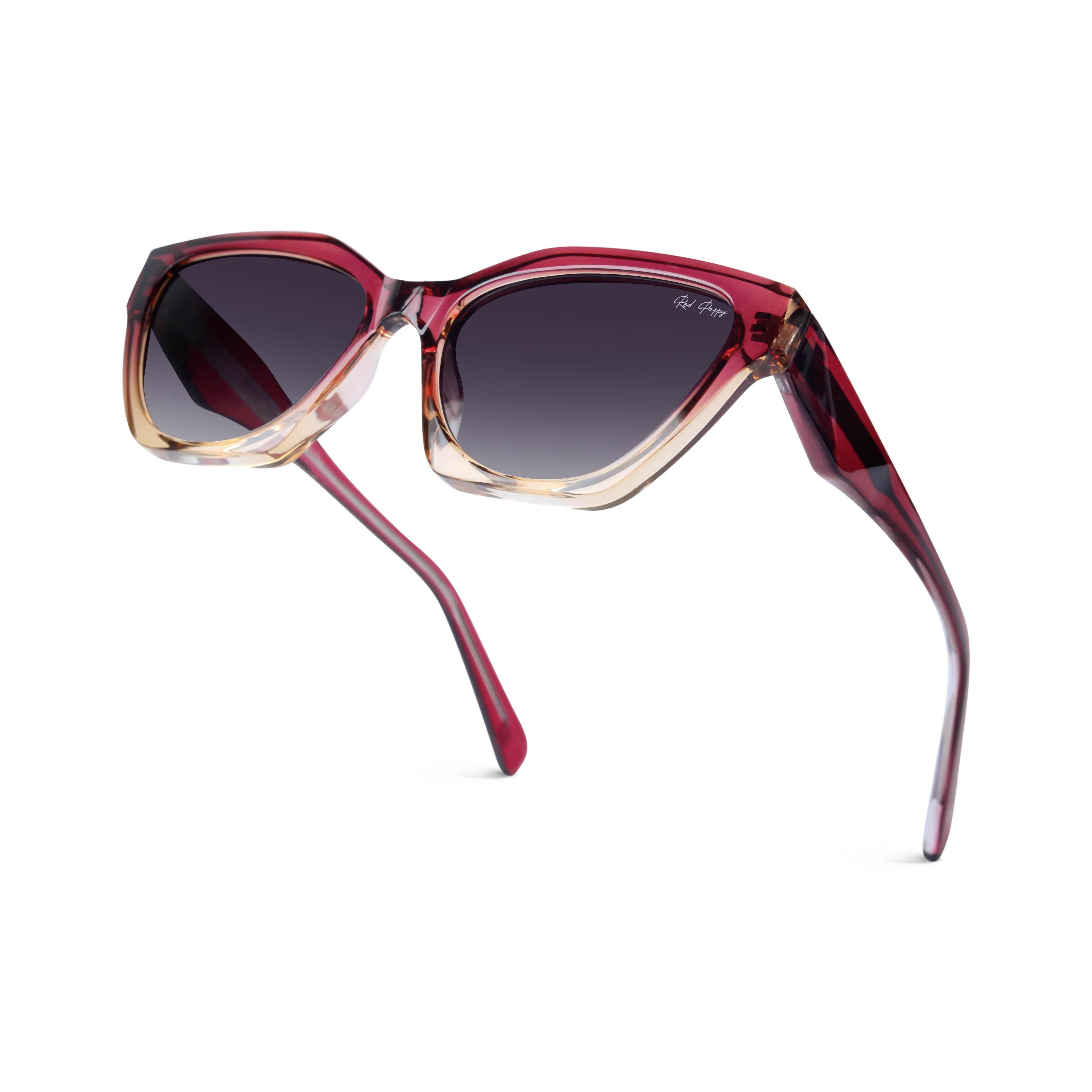 Vespera Black Cateye Sunglasses