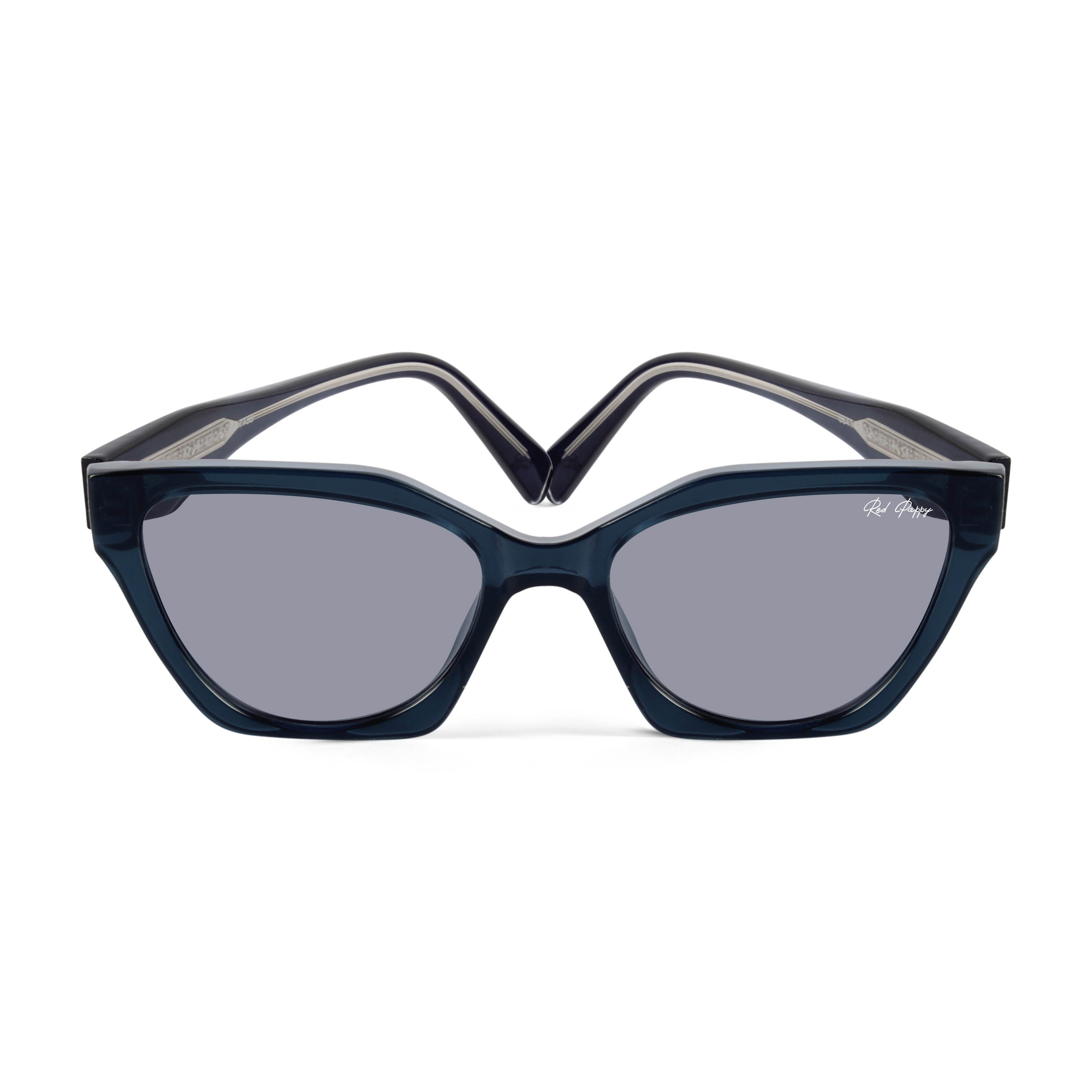 Vespera Blue Cateye Sunglasses