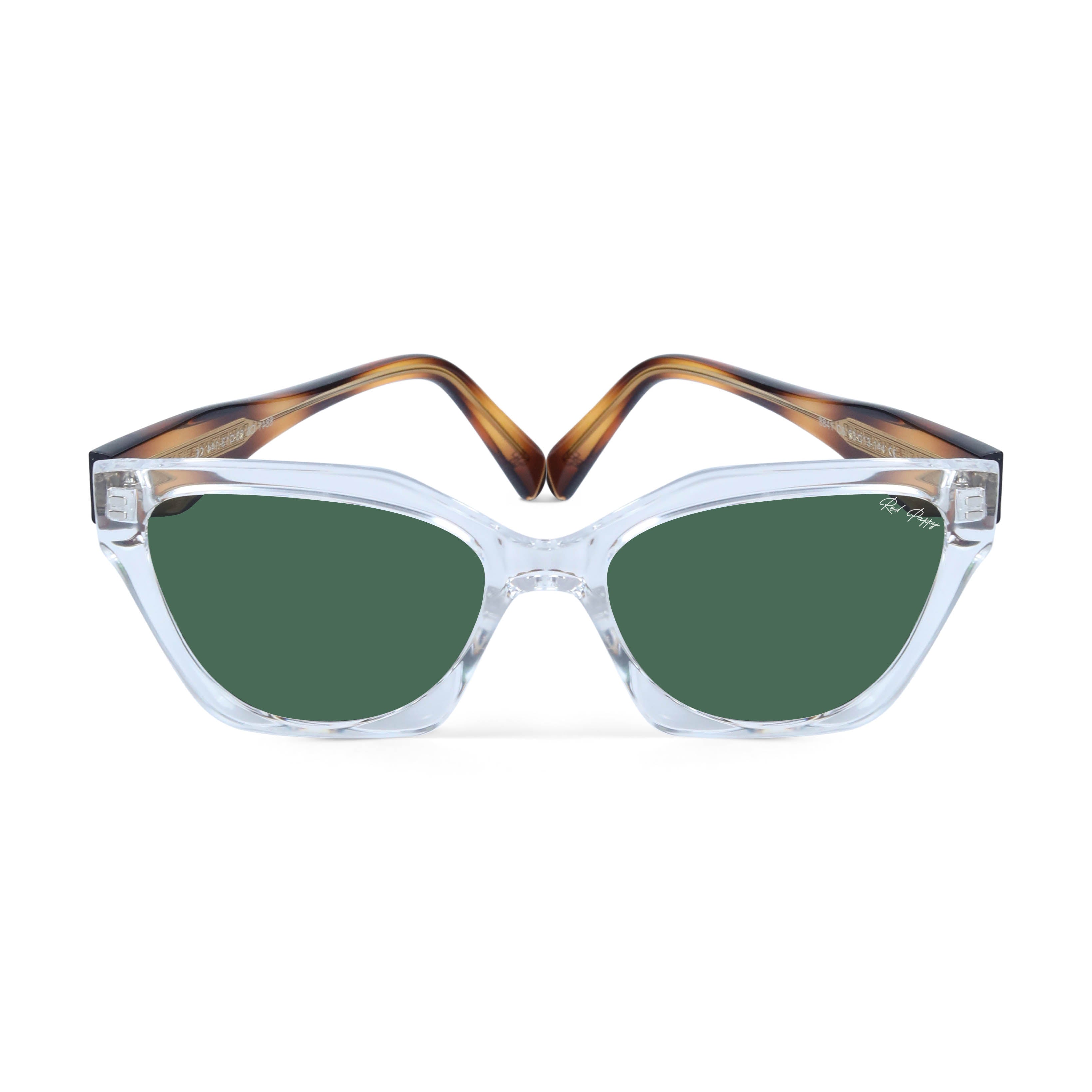 Vespera Green Cateye Sunglasses