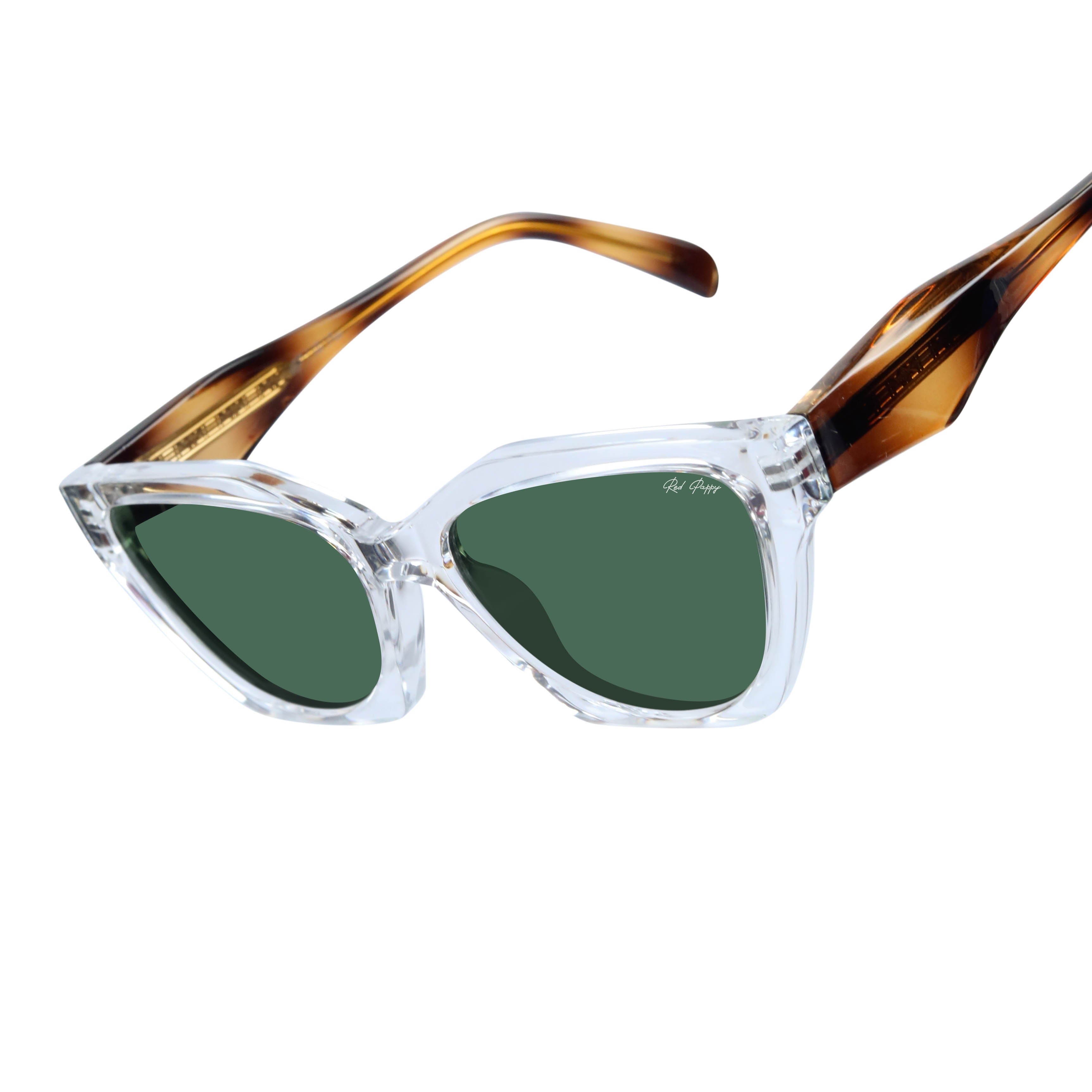 Vespera Green Cateye Sunglasses