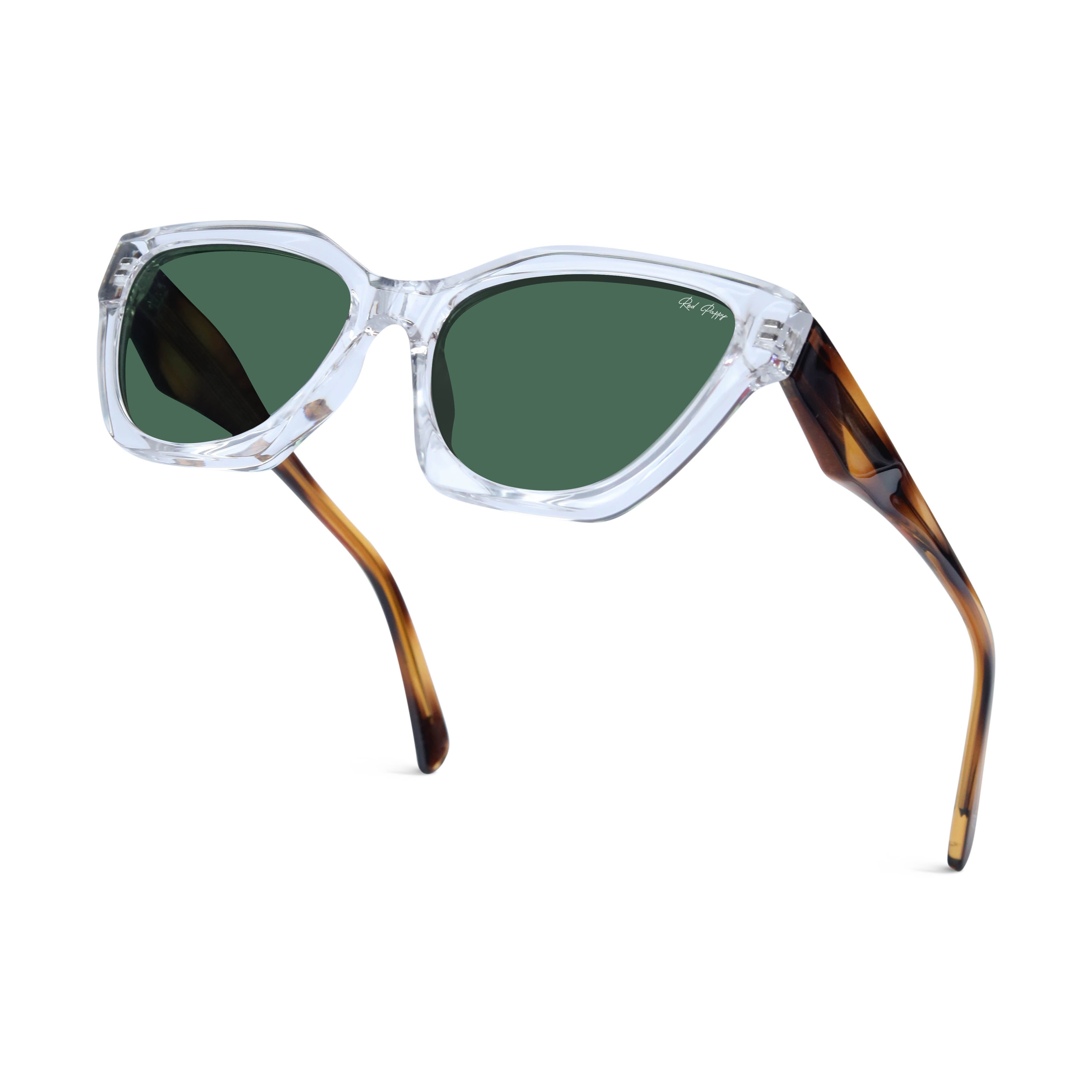 Vespera Green Cateye Sunglasses