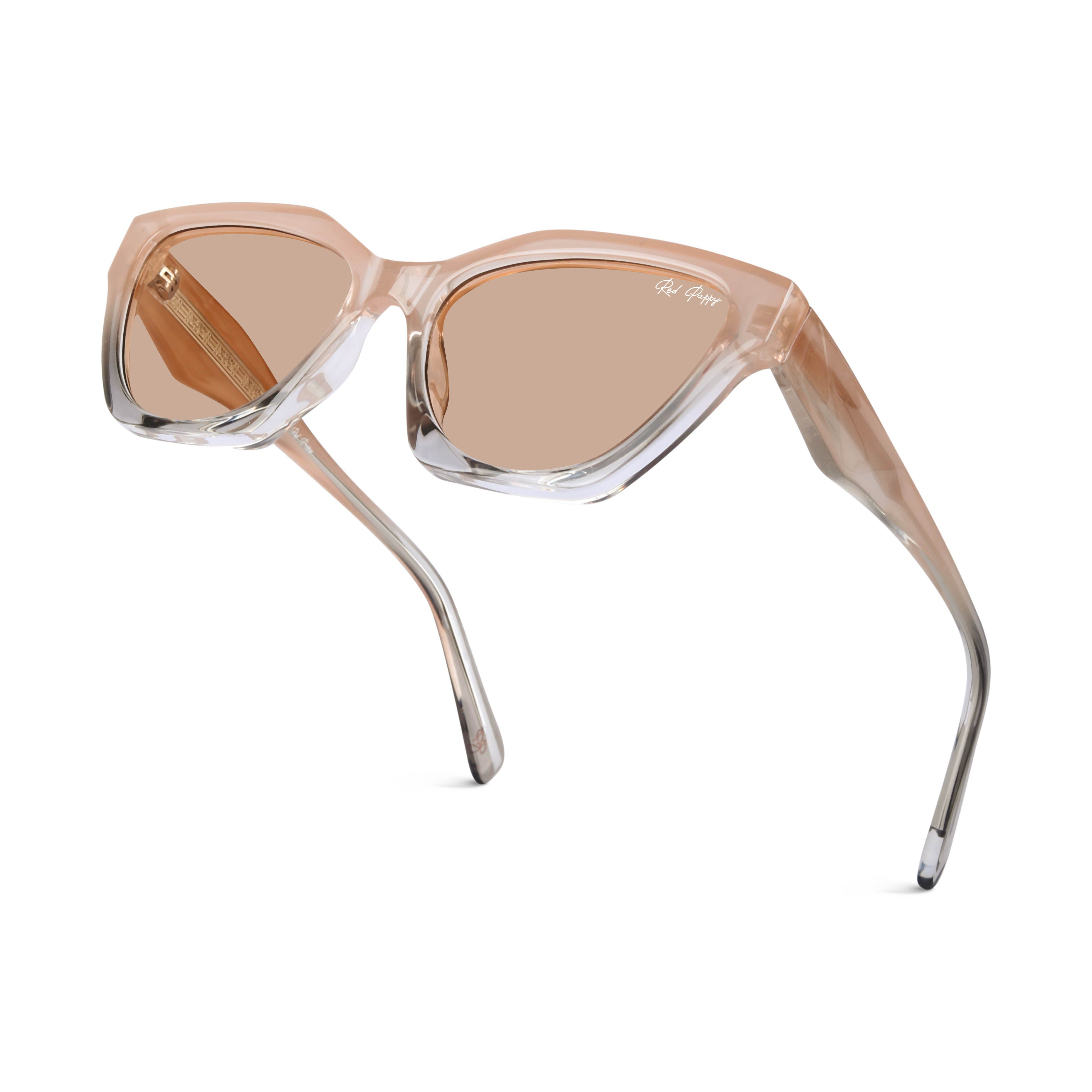 Vespera Peach Cateye Sunglasses