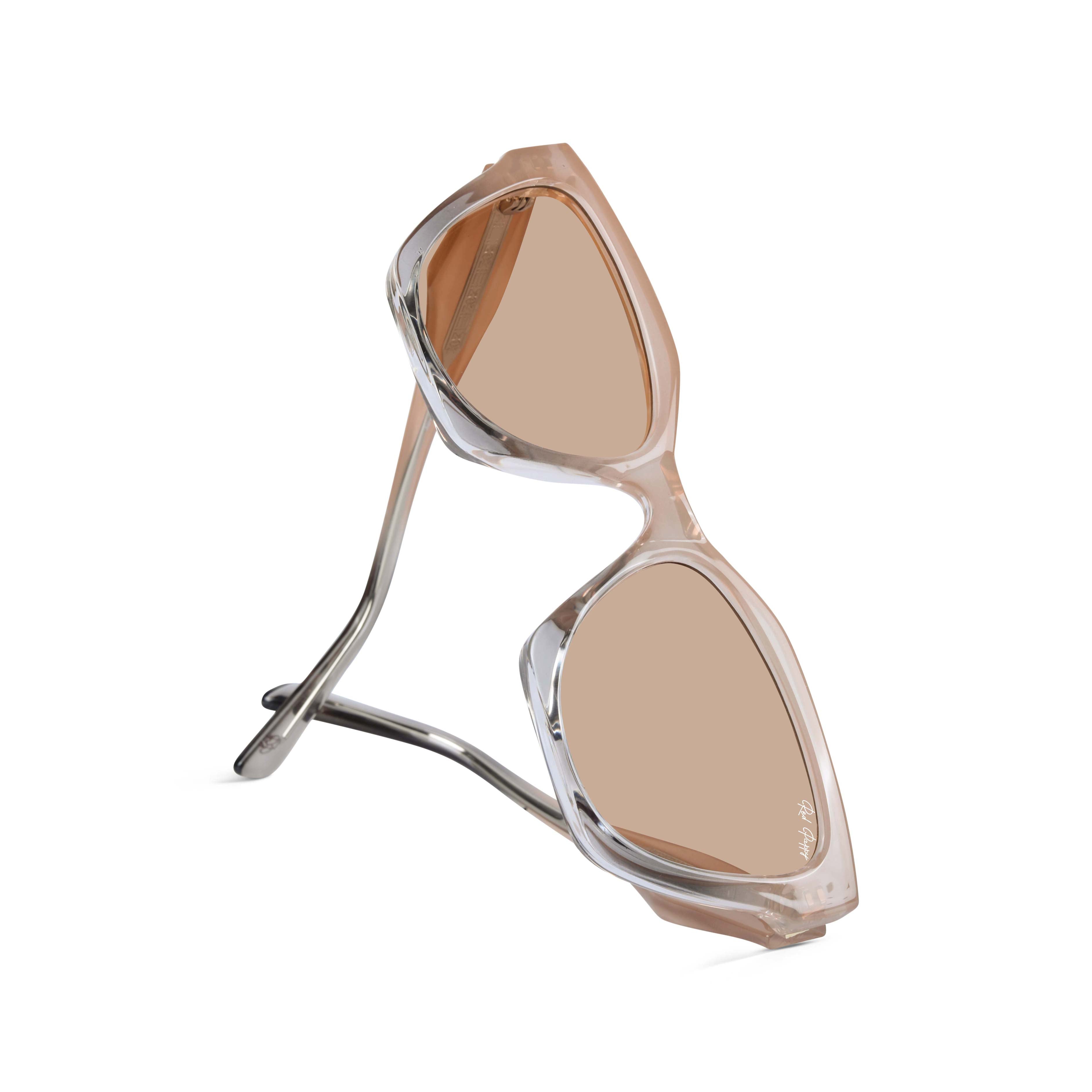 Vespera Peach Cateye Sunglasses