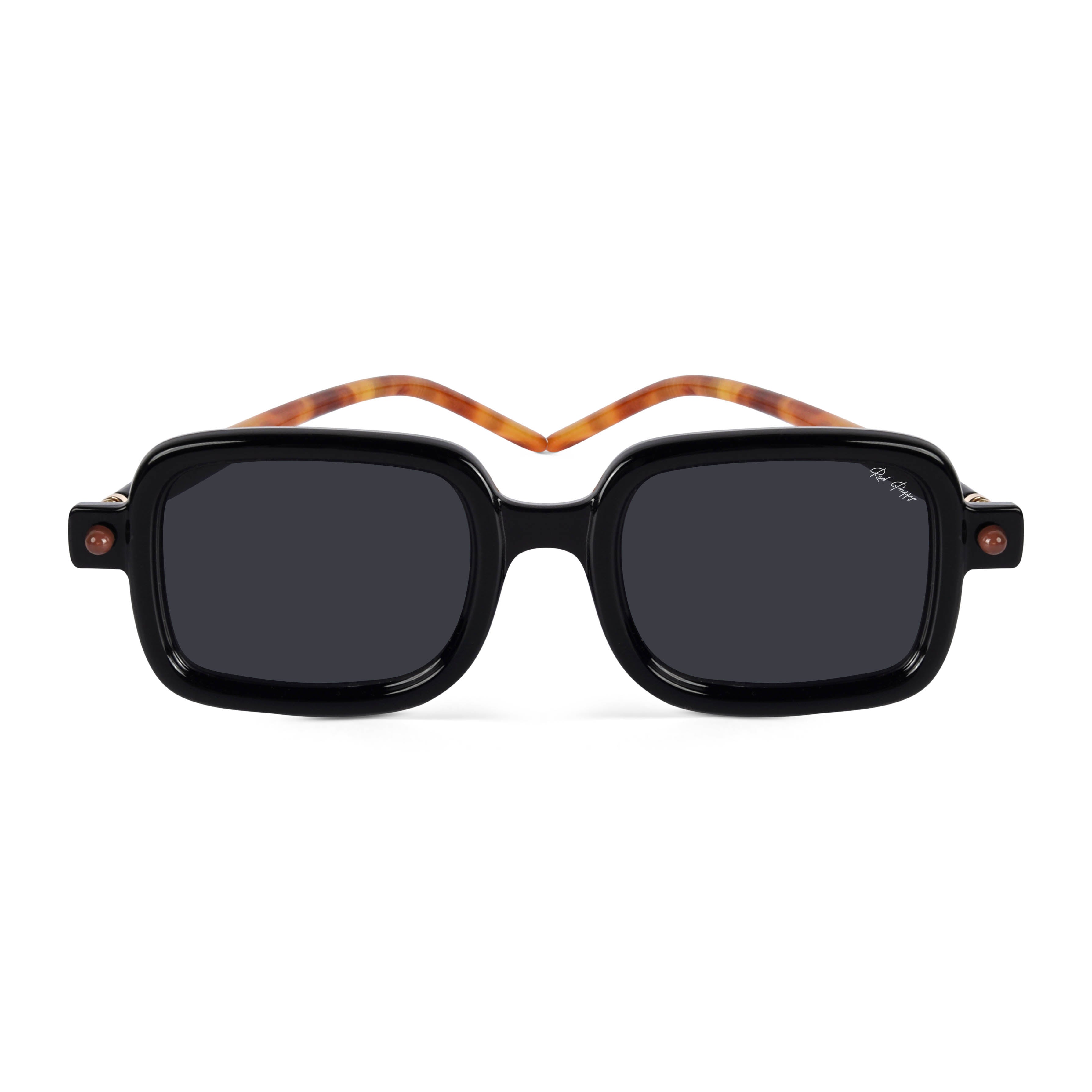 Vexor Black Square Sunglasses