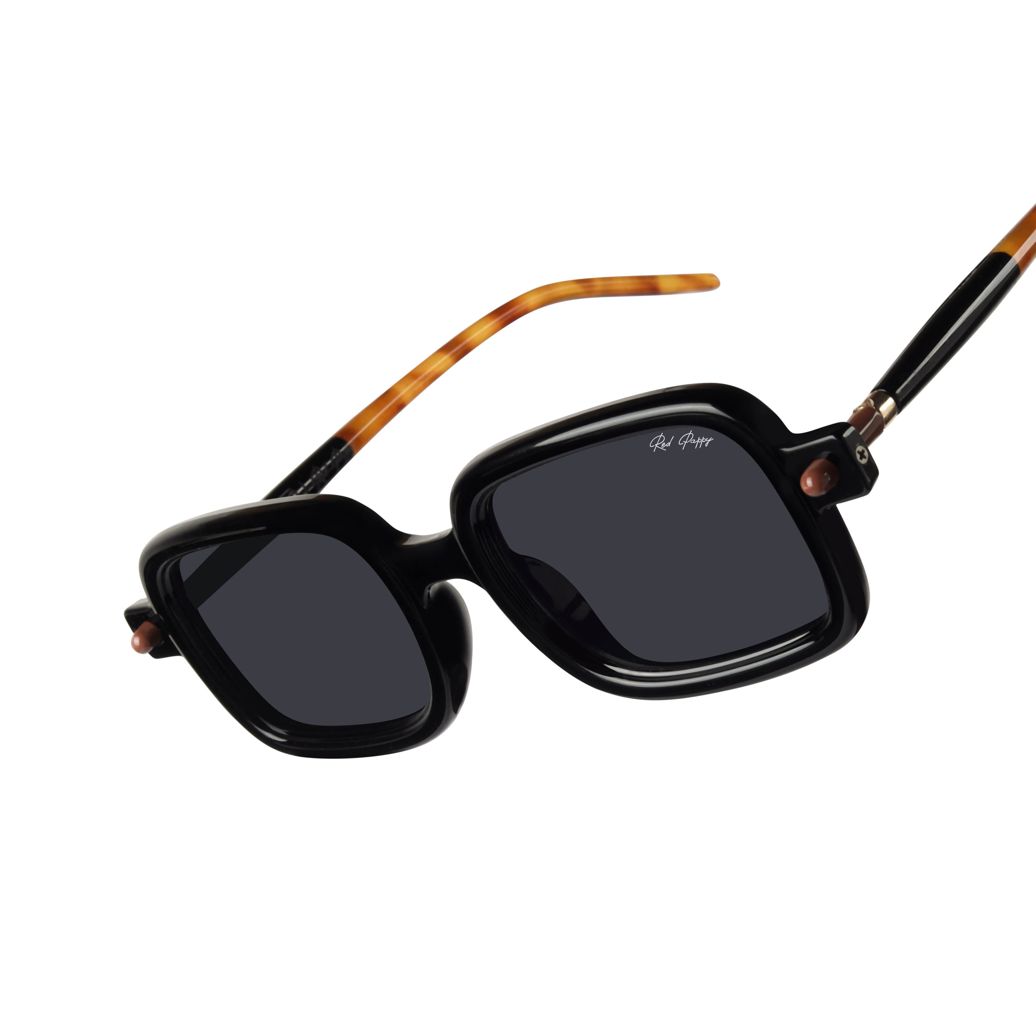 Vexor Black Square Sunglasses