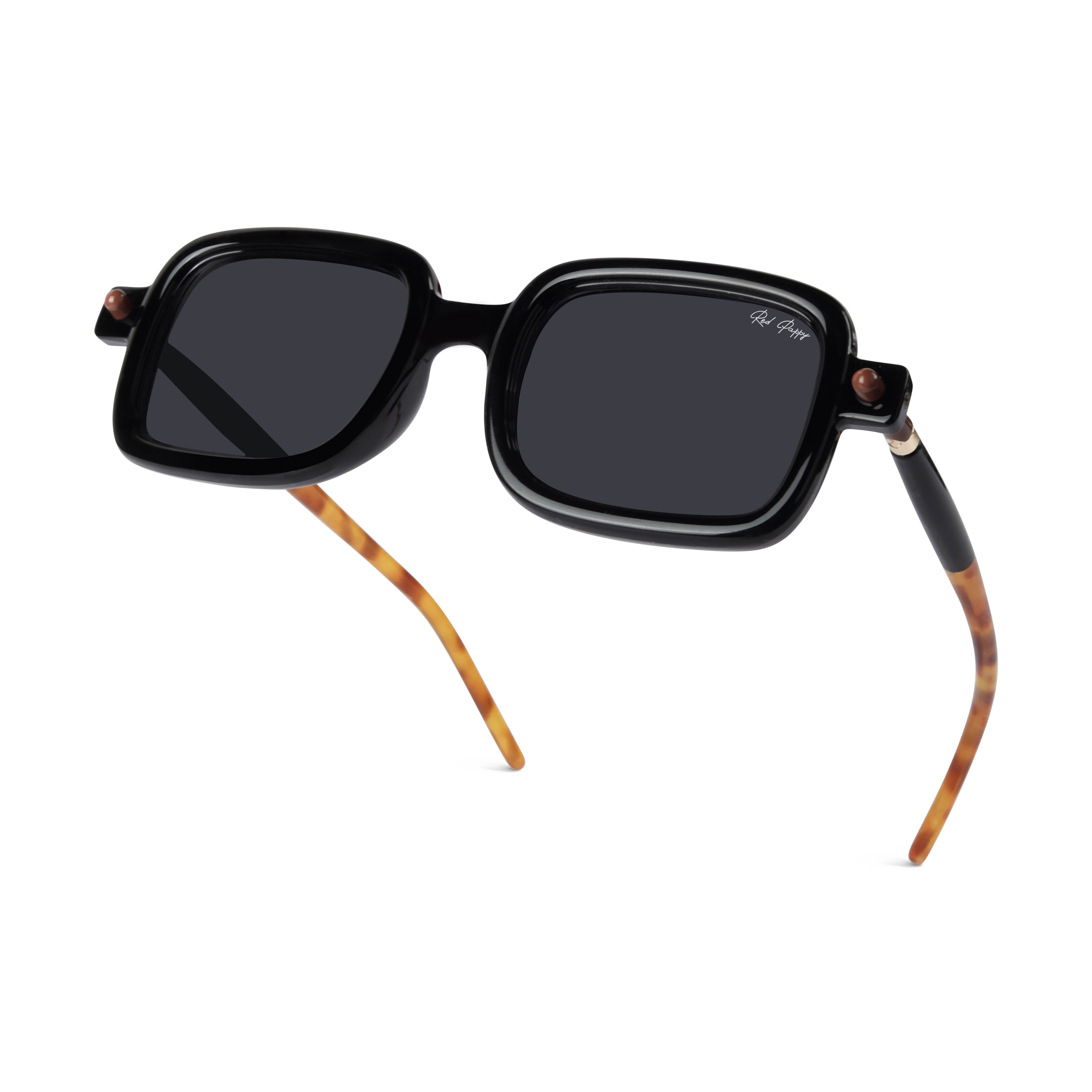 Vexor Black Square Sunglasses