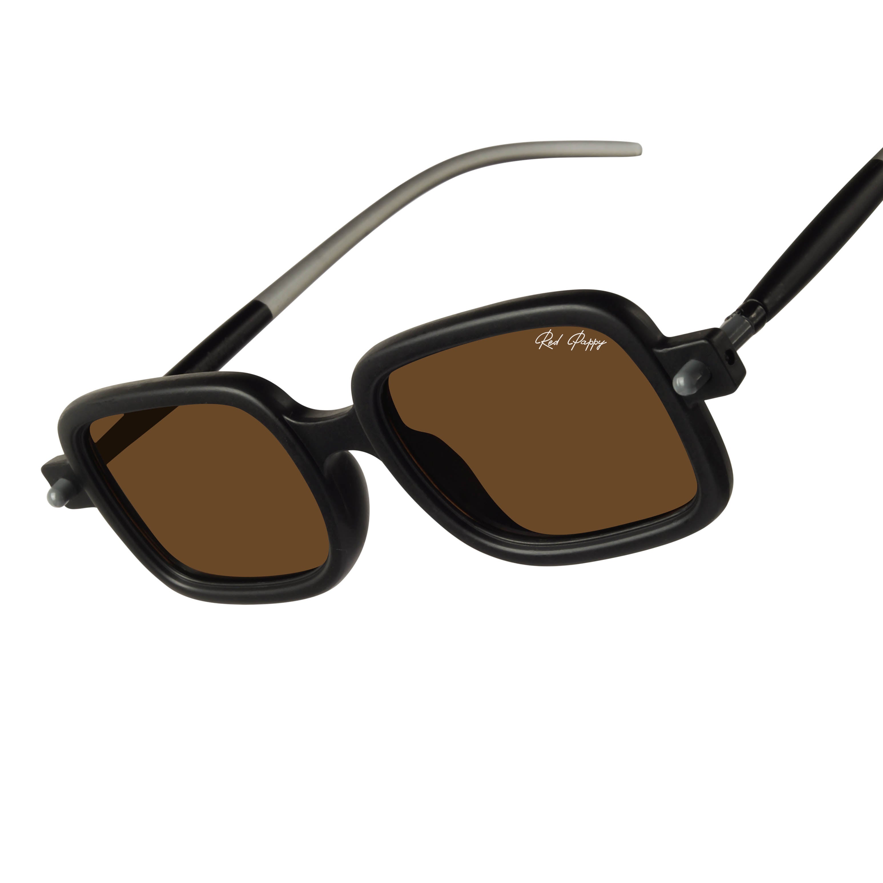 Vexor Brown Square Sunglasses