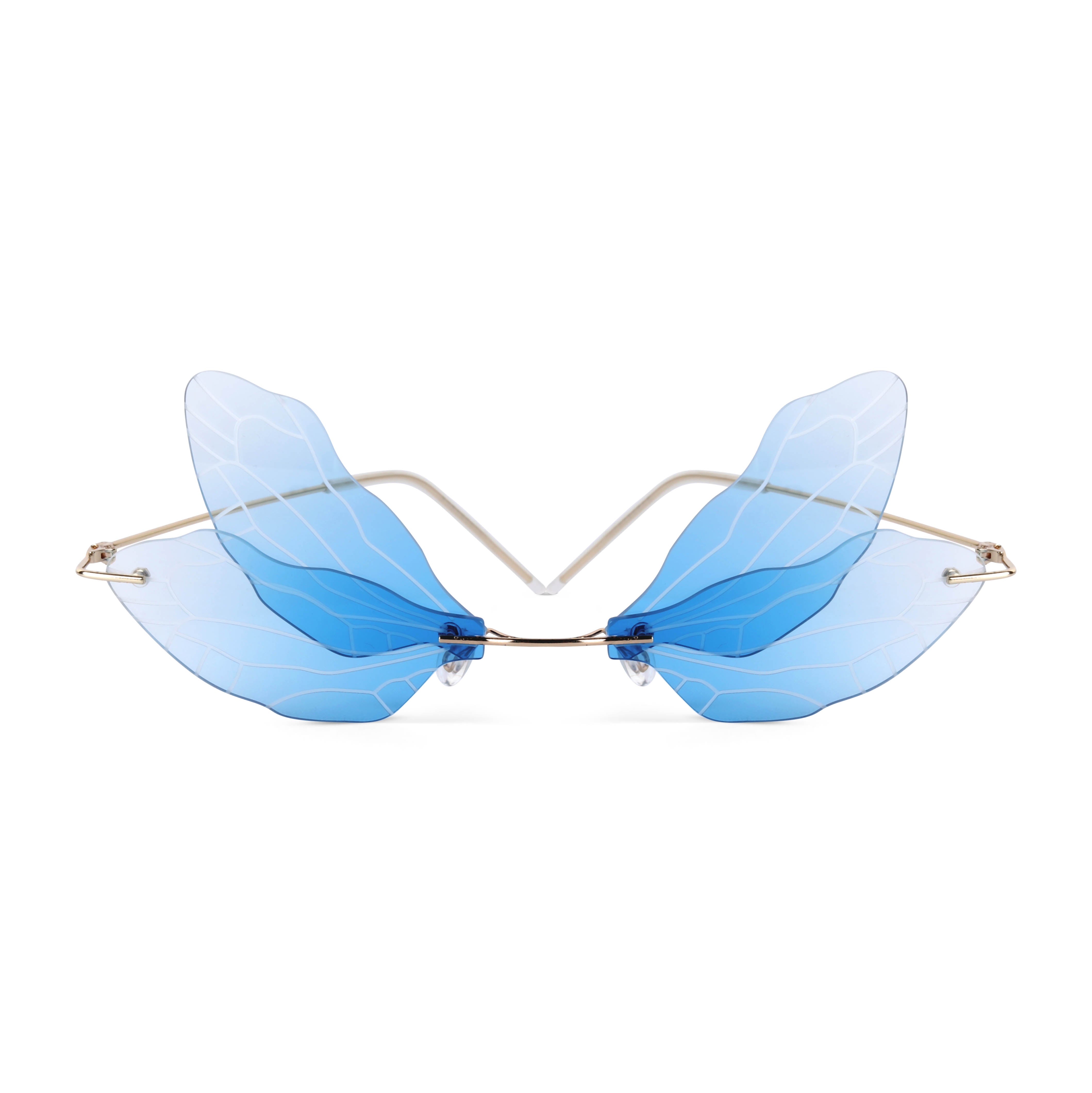 Zanthe Blue Butterfly Sunglasses