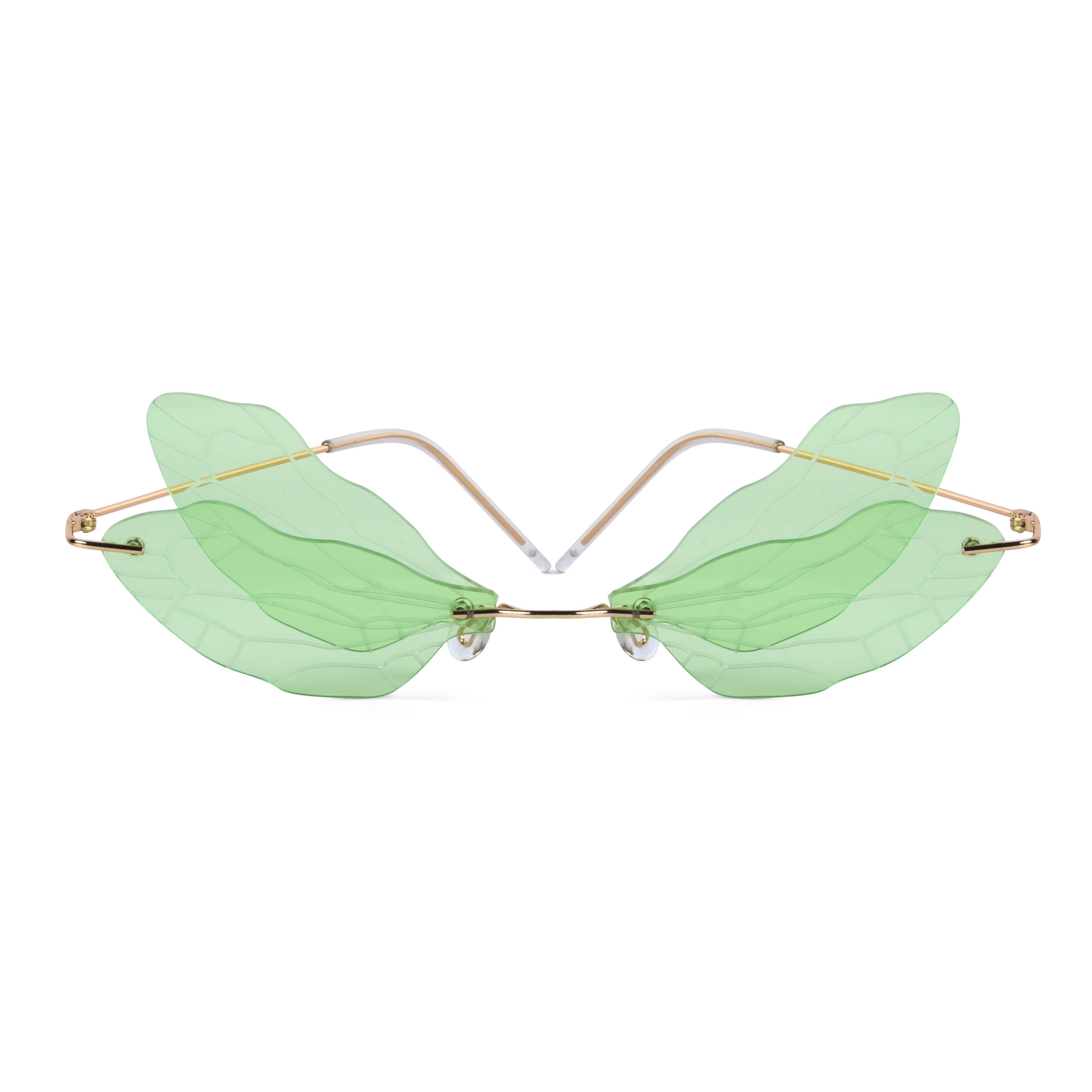 Zanthe Green Butterfly Sunglasses