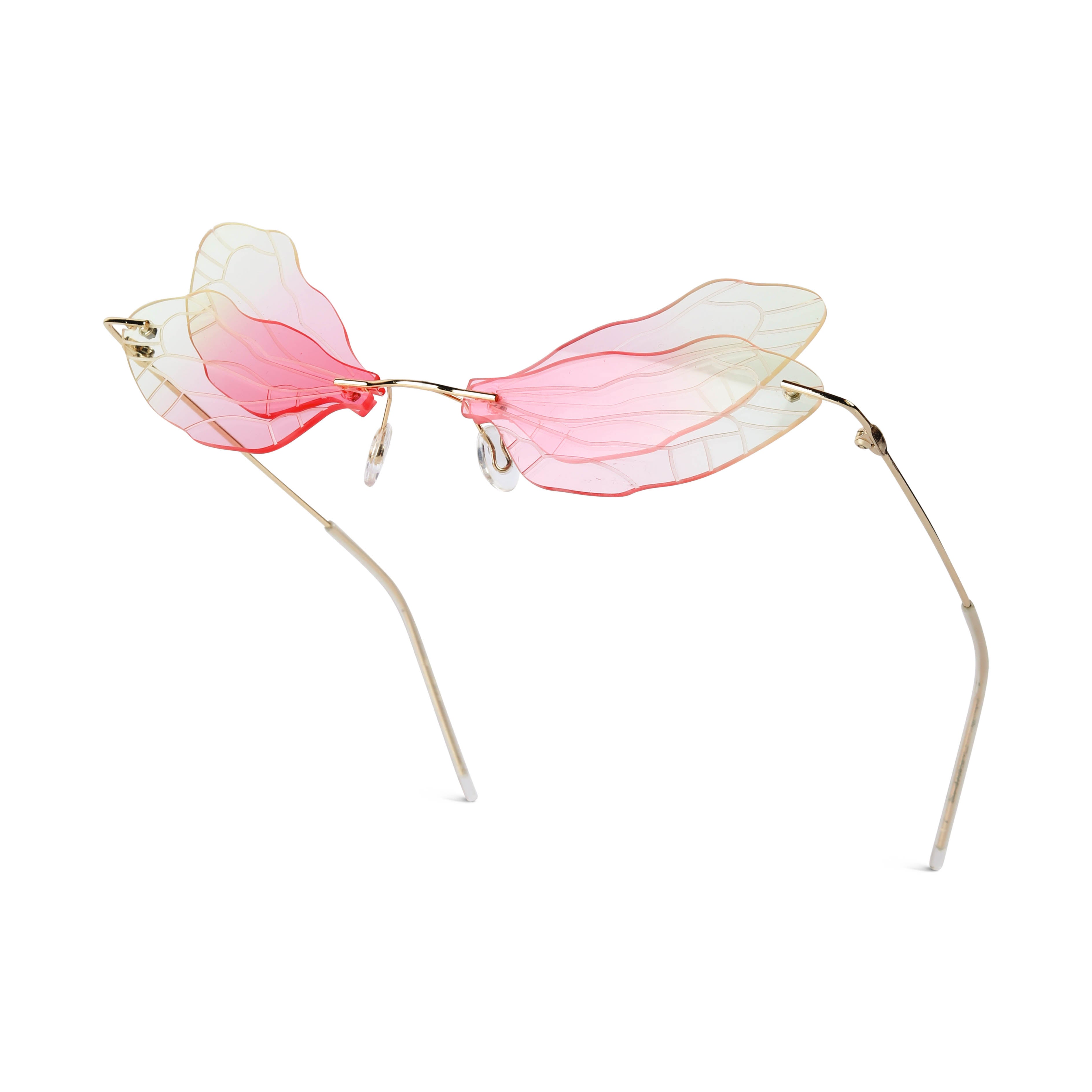 Zanthe Light Pink Butterfly Sunglasses