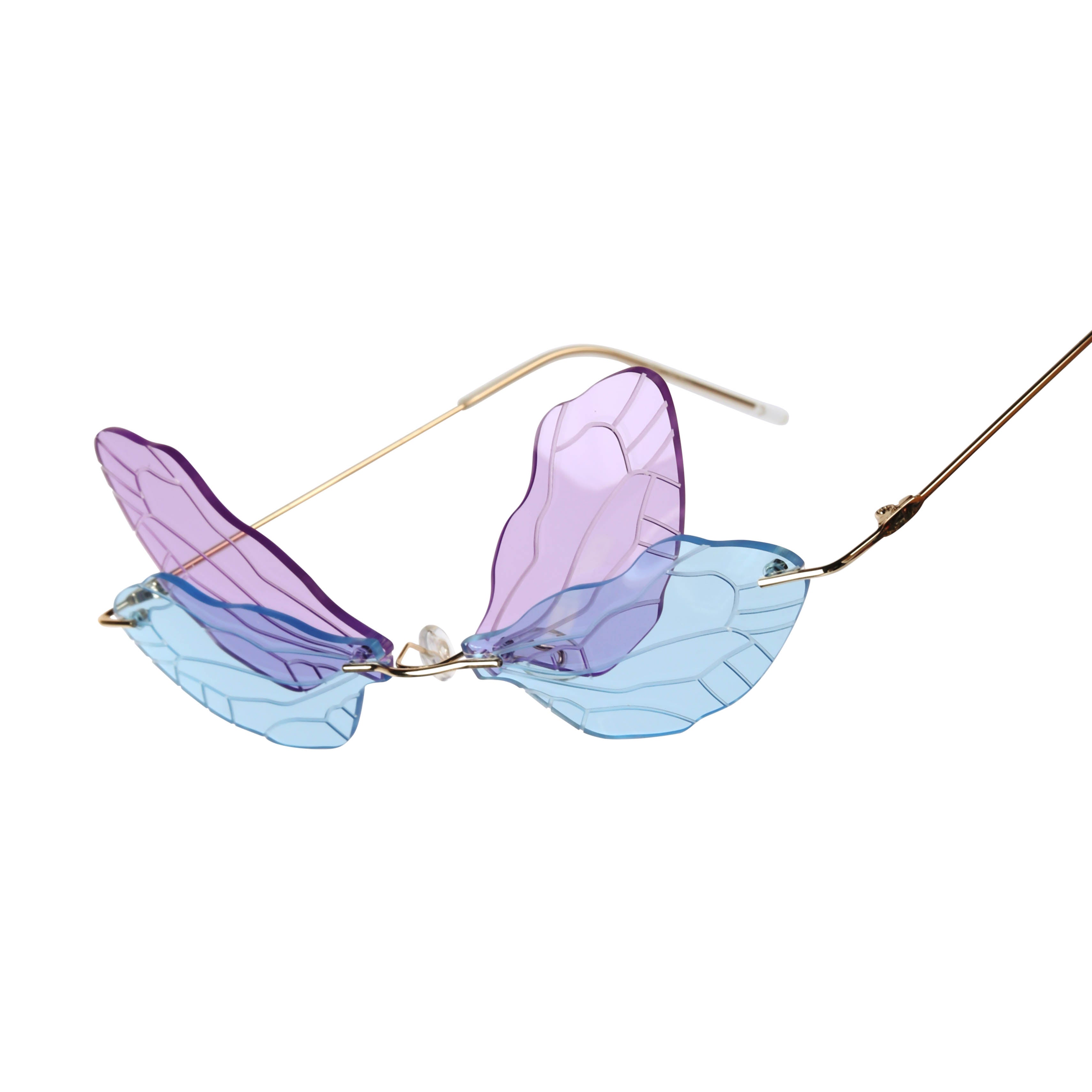 Zanthe Purple Butterfly Sunglasses