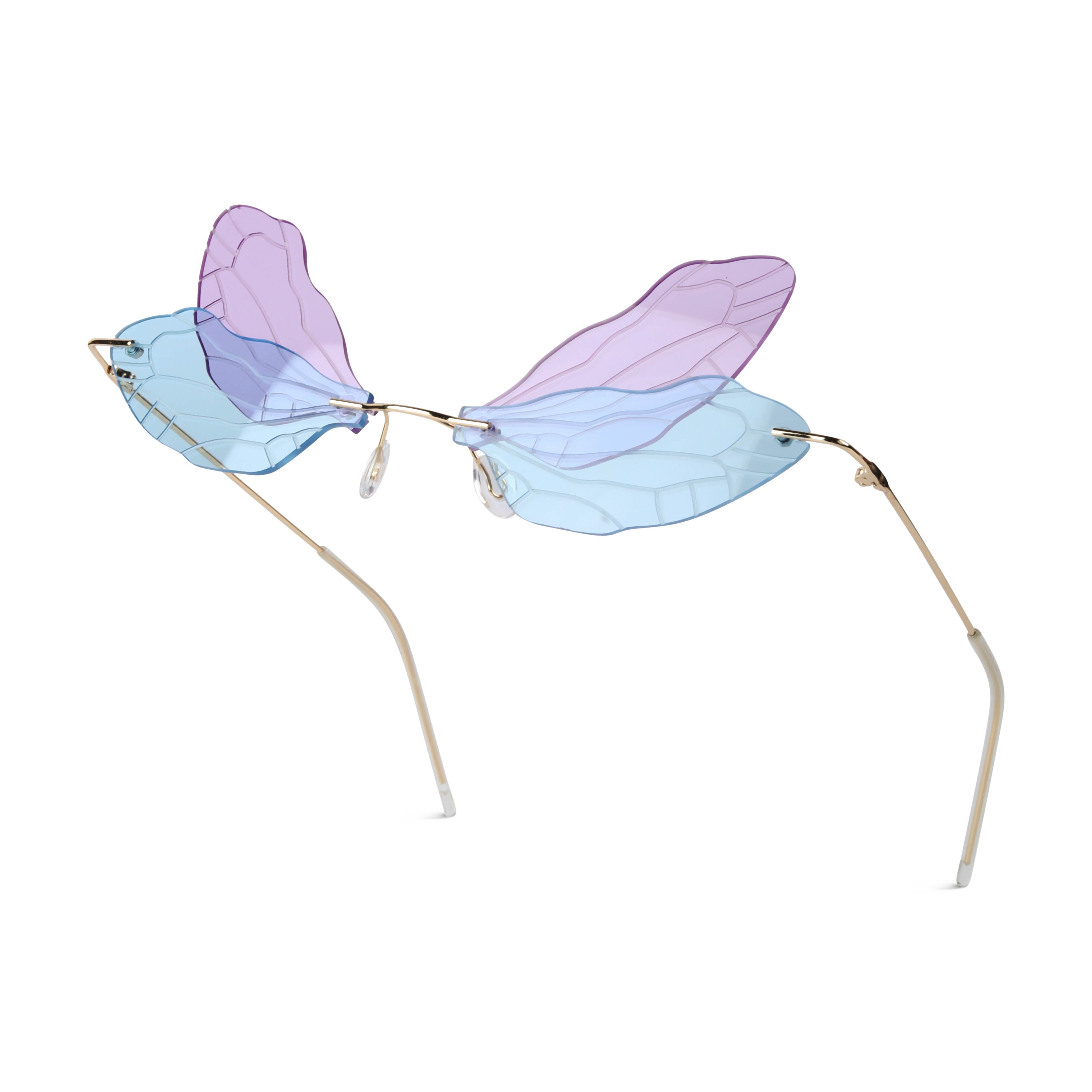 Zanthe Purple Butterfly Sunglasses