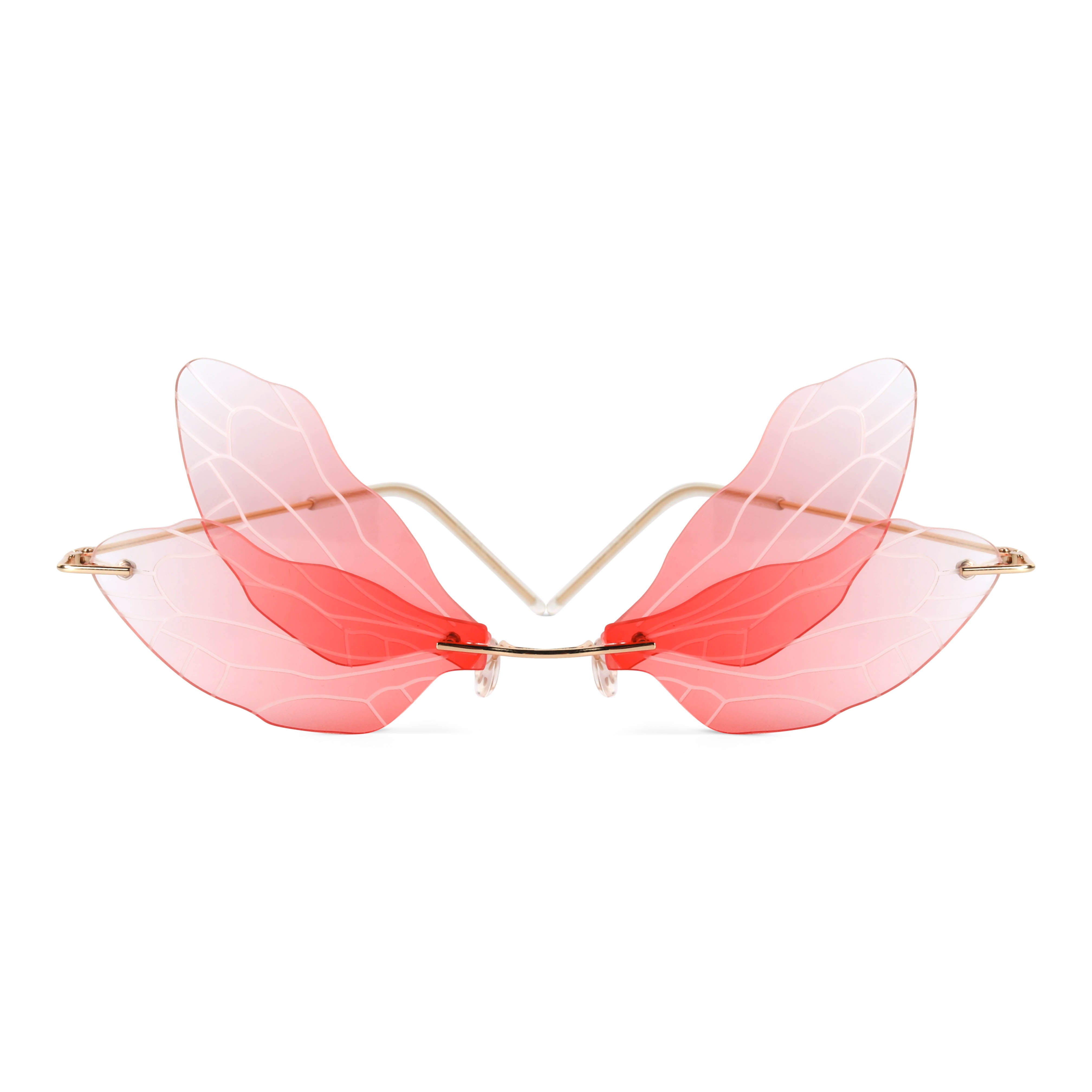 Zanthe Red Butterfly Sunglasses