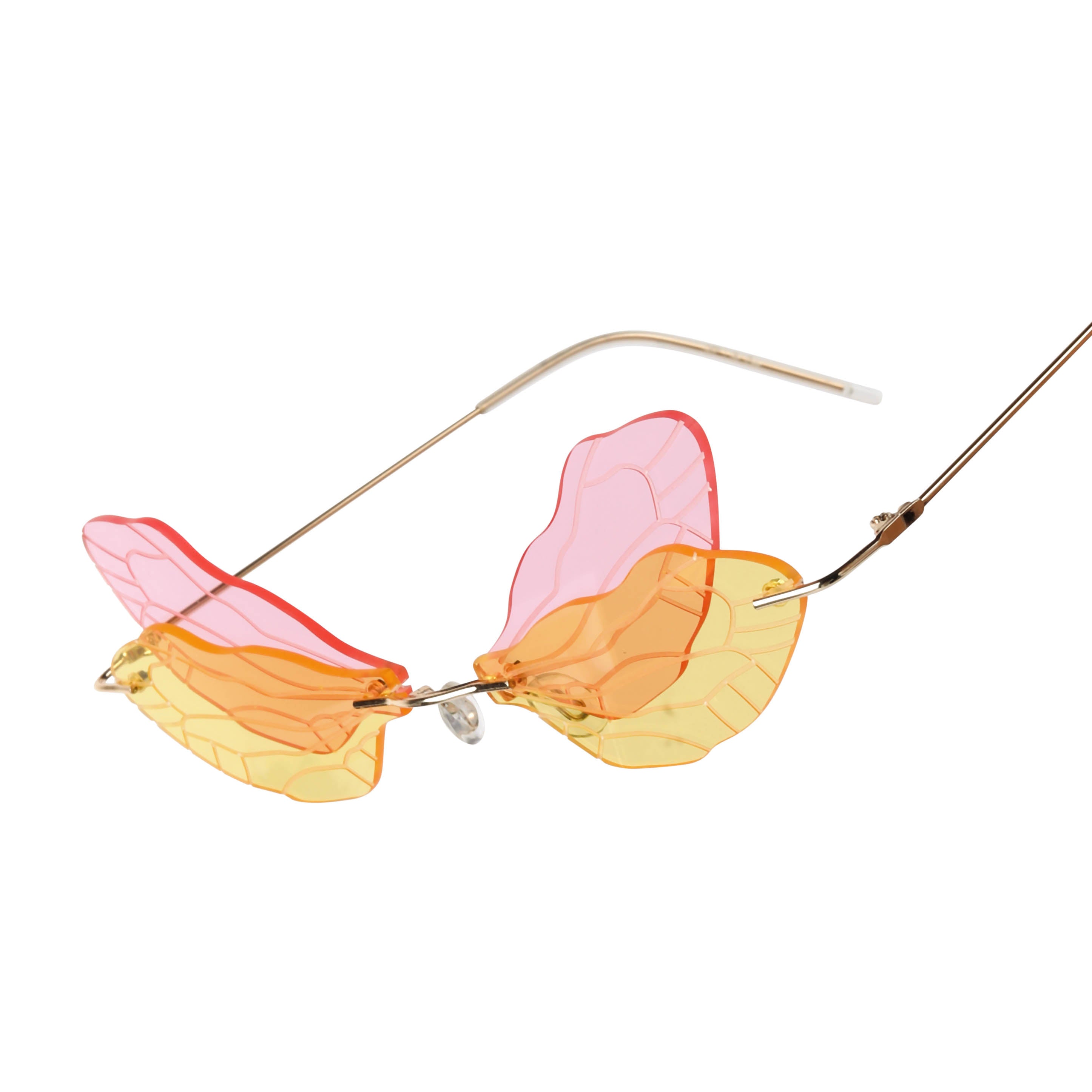 Zanthe Yellow Butterfly Sunglasses