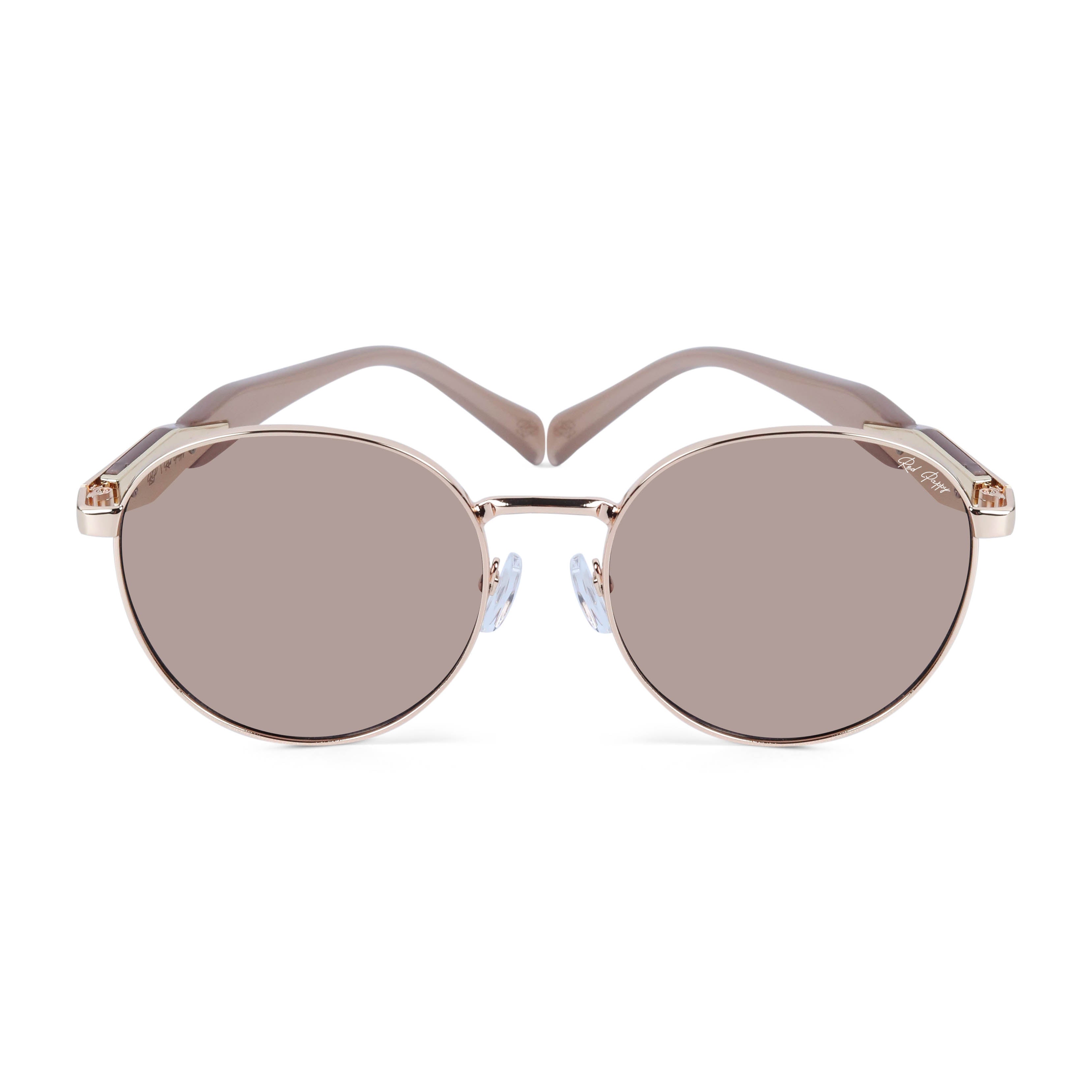 Zenon Golden Round Sunglasses