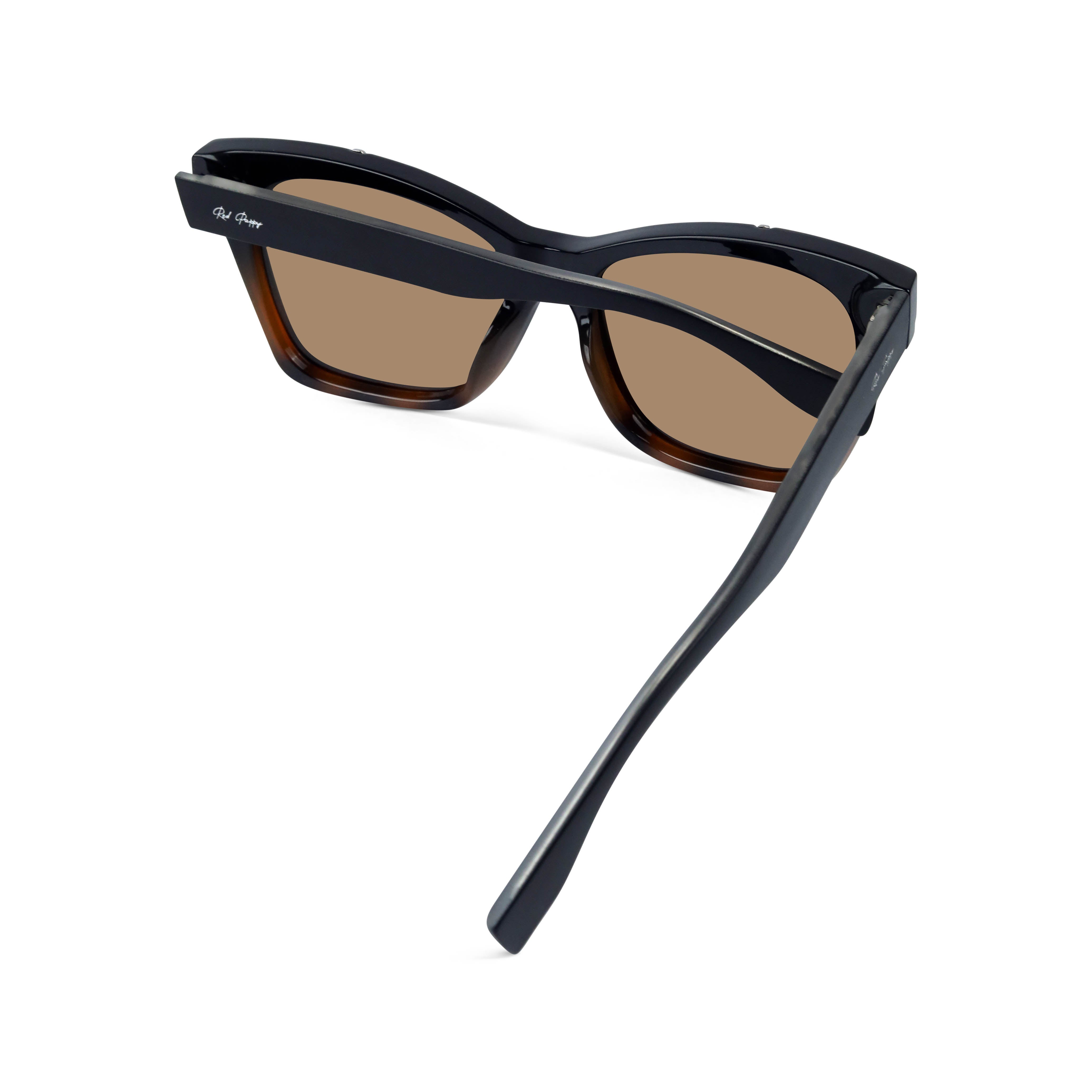 Zylara Brown Polarized Cateye Sunglasses