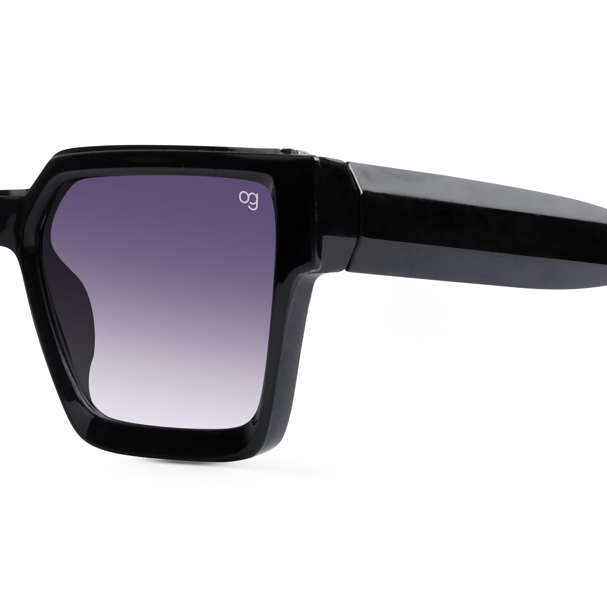 TomHawk Black Wayfarer Polarized Sunglasses