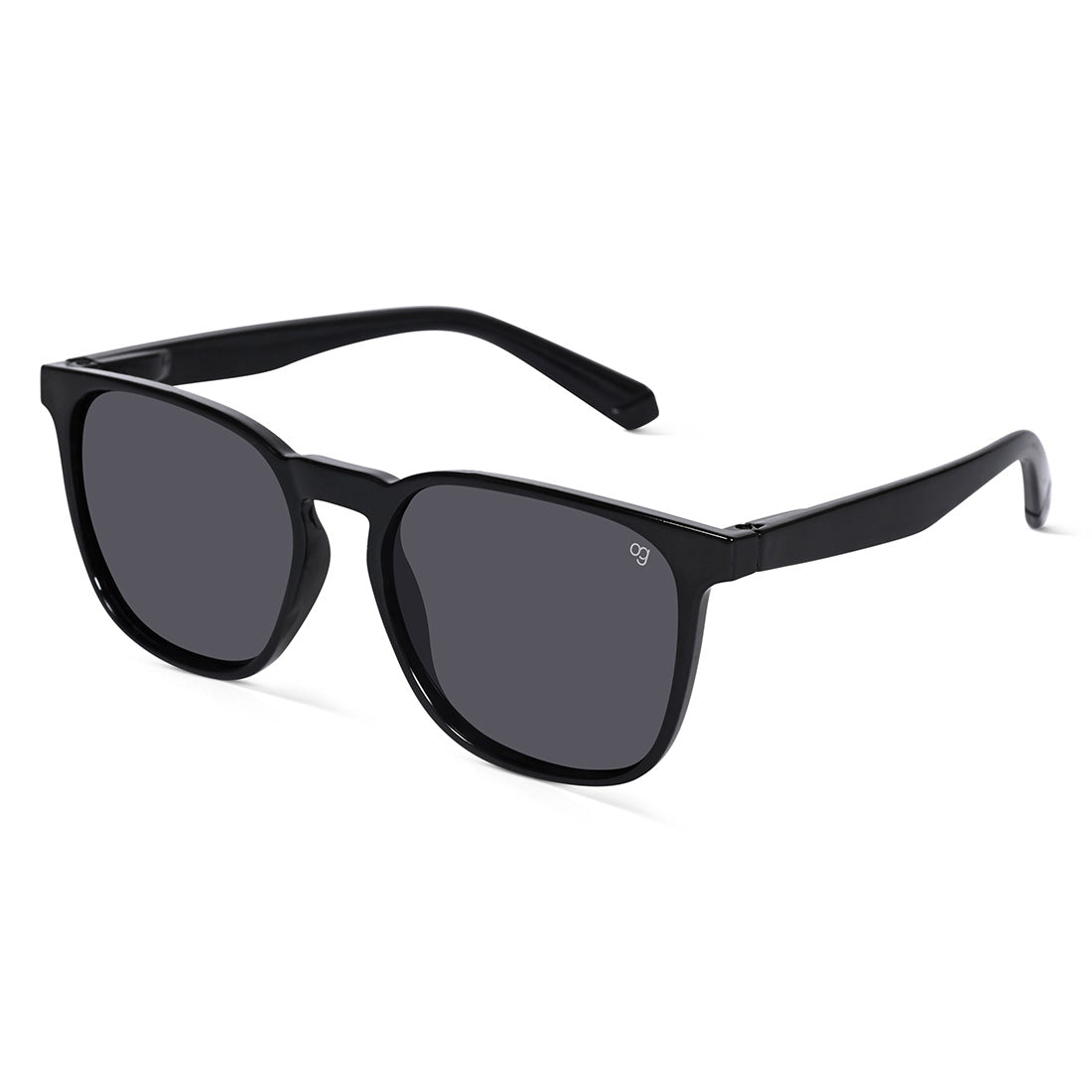 Wakandan Black Polarized Square Sunglasses